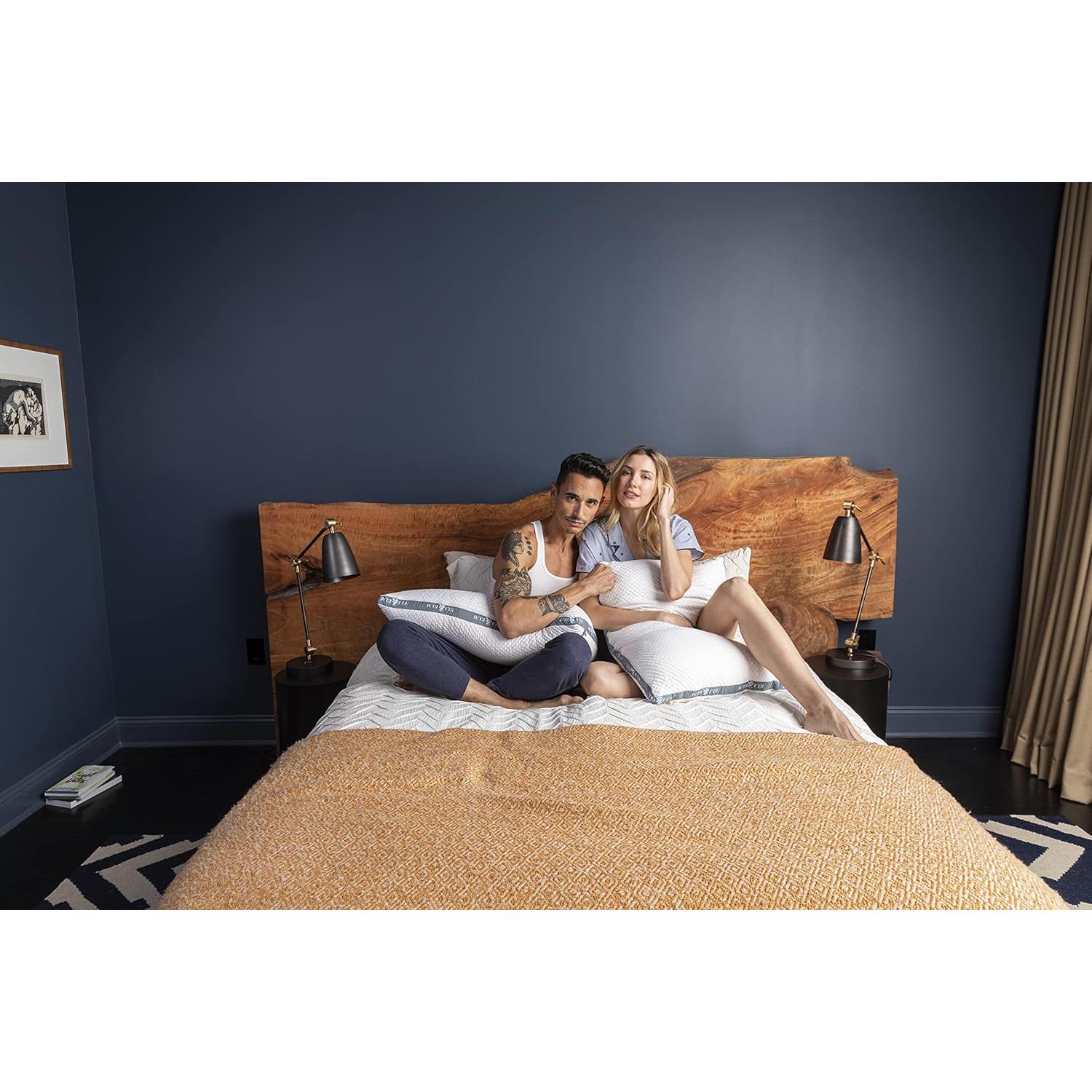 Almohada Ergonómica Eli & Elm para Durmientes de Lado - 73.7x43 cm