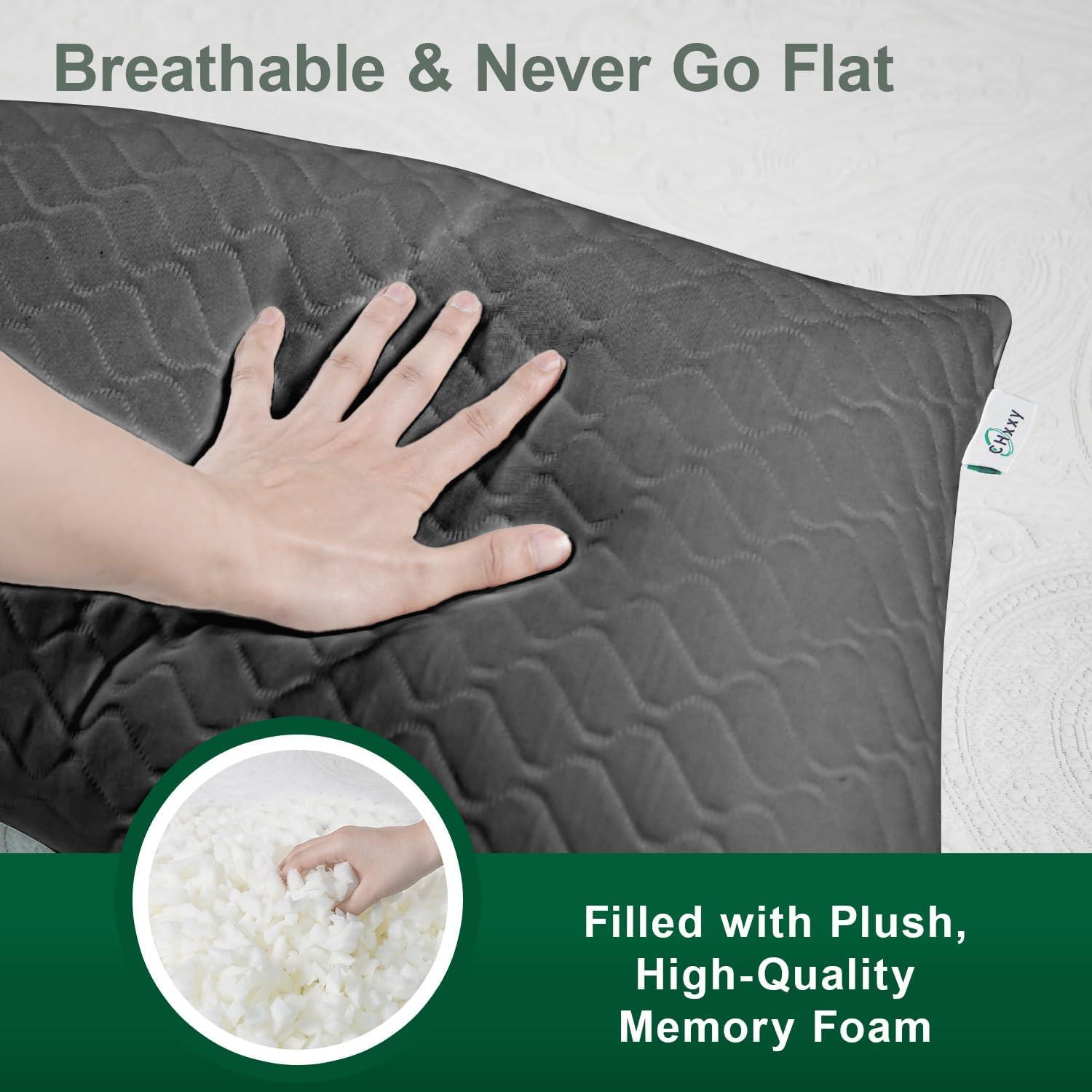 Almohada Ergonómica CHxxy Queen Espuma de Memoria Ajustable