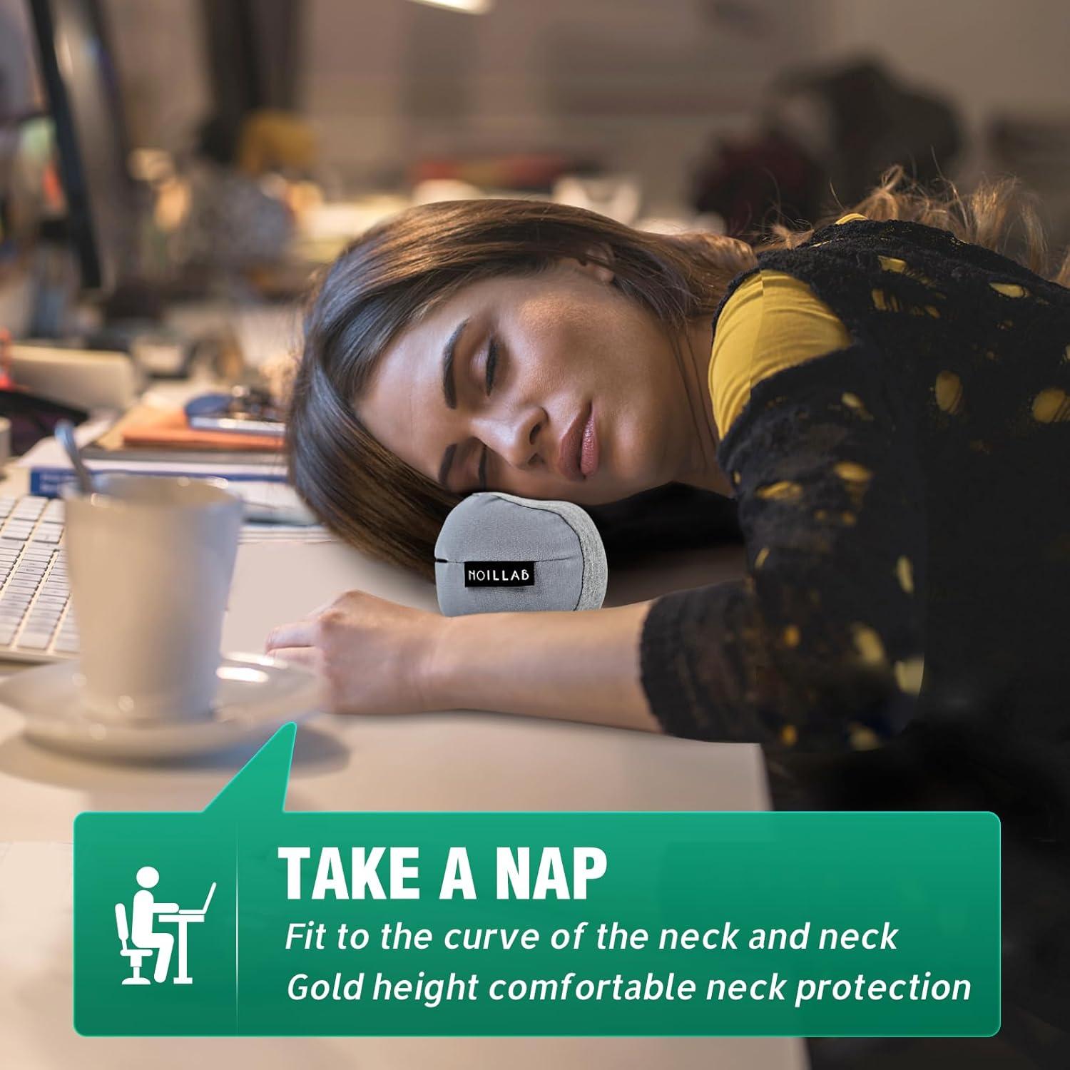 Almohada de Viaje para el Cuello NOILLAB Mini Espuma de Memoria