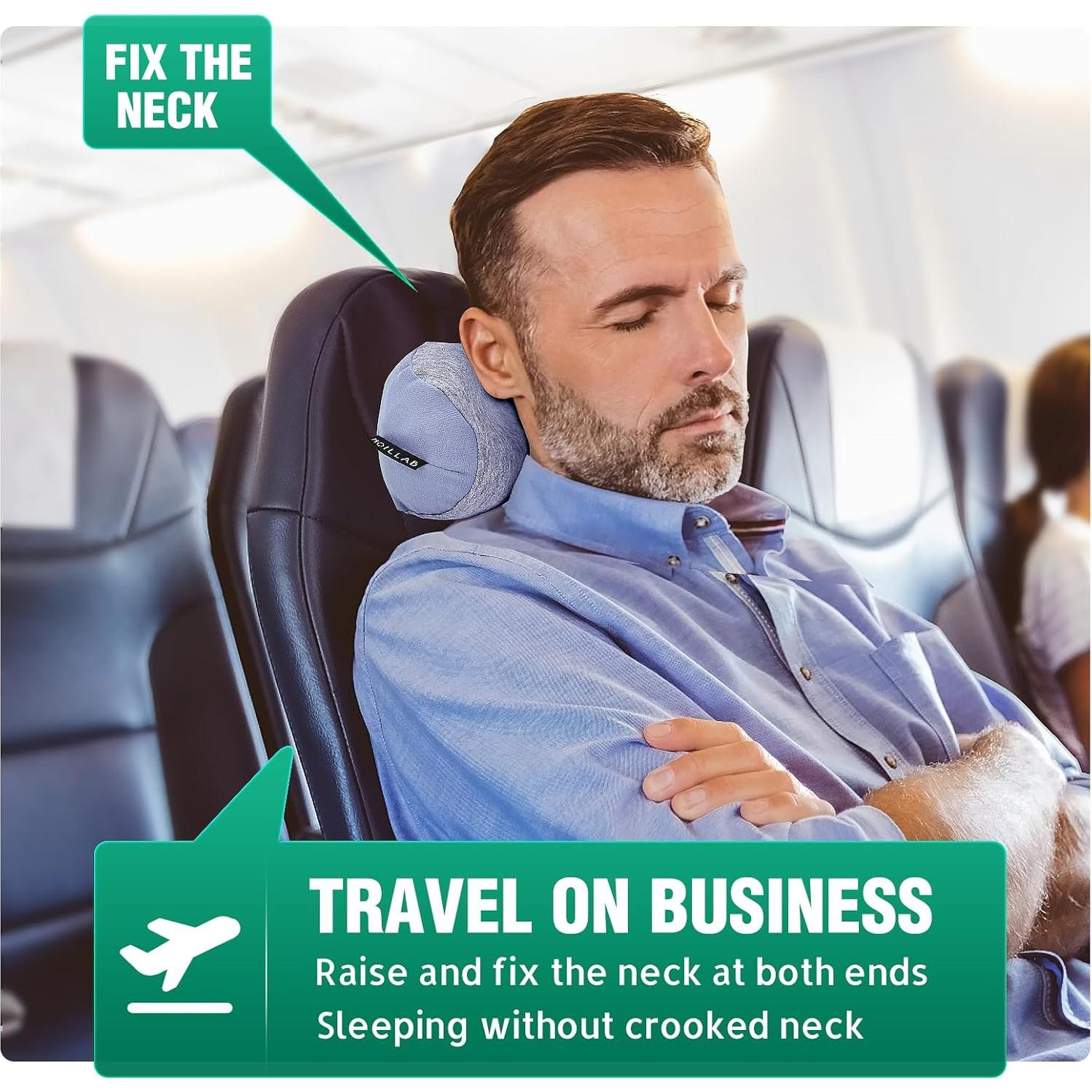 Almohada de Viaje para el Cuello NOILLAB Mini Espuma de Memoria