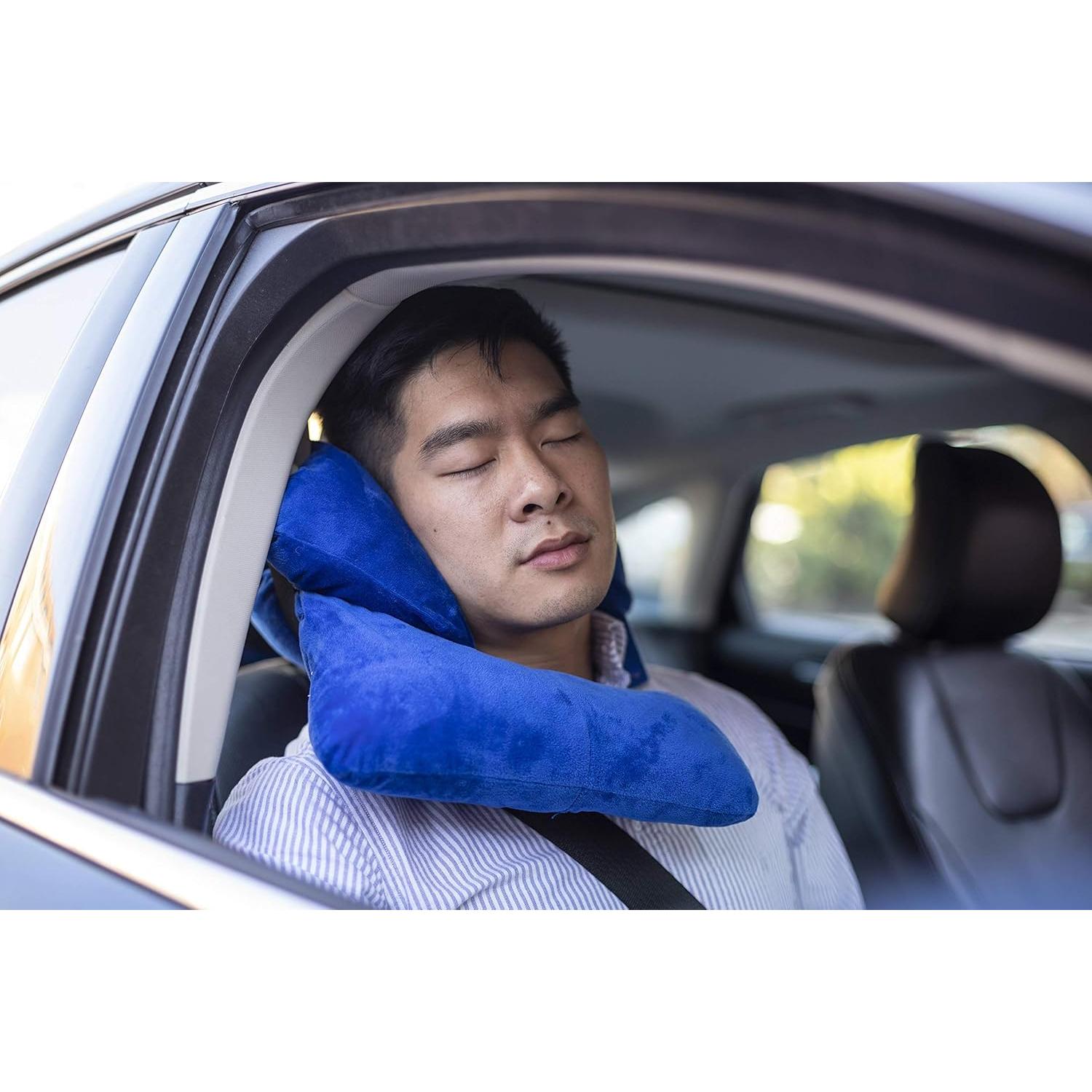 Almohada de Viaje Versillo Azul Real Ajustable 30.5x38.1 cm