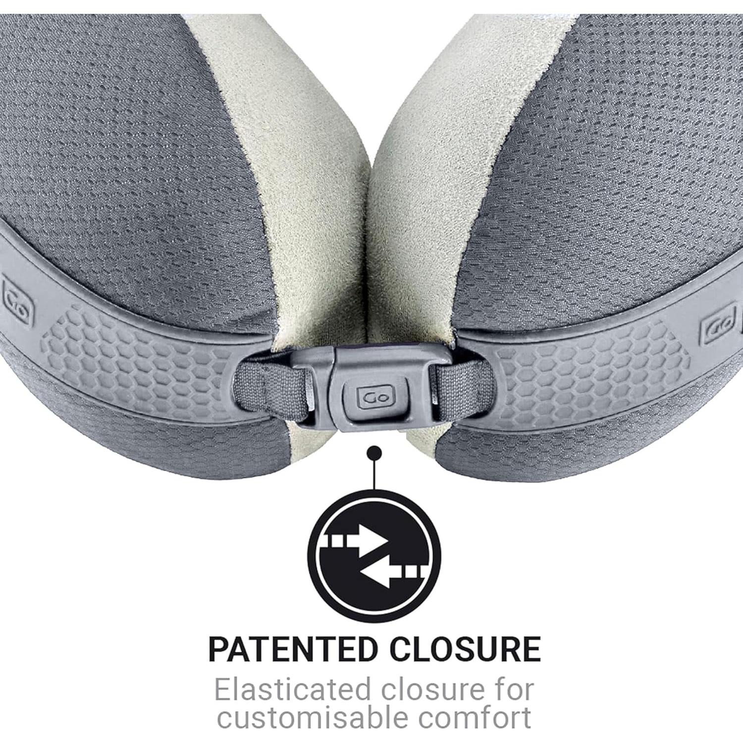 Almohada de Viaje Go Travel Soñador Americano Espuma Viscoelástica Gris