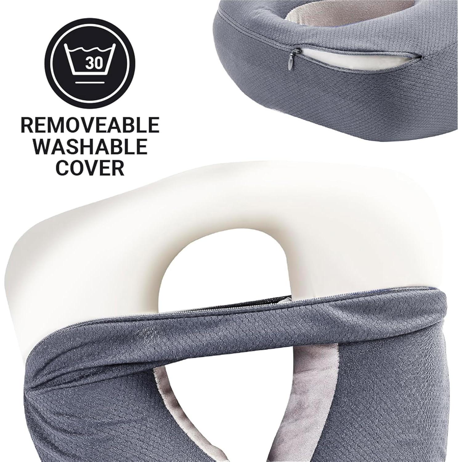 Almohada de Viaje Go Travel Soñador Americano Espuma Viscoelástica Gris