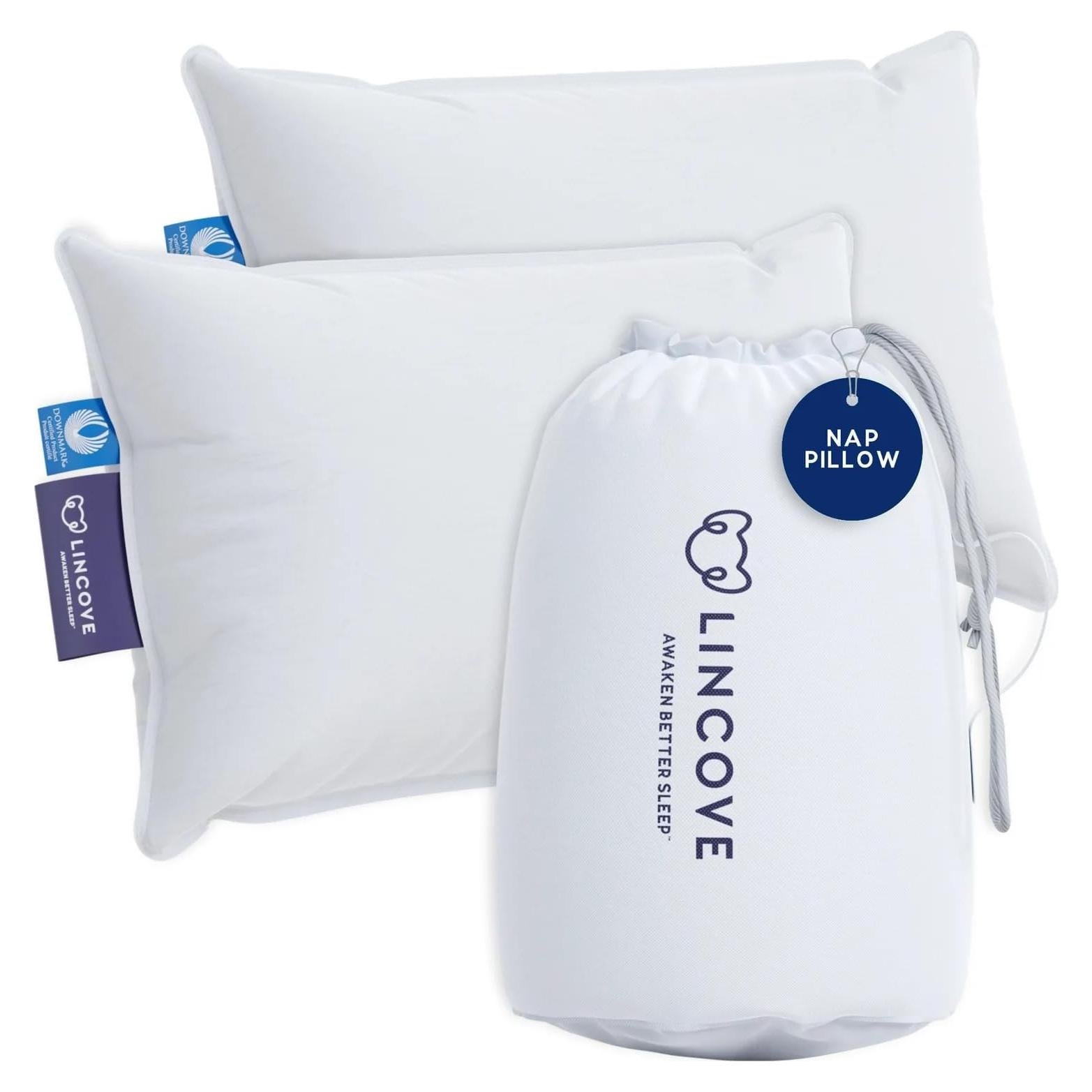 Almohada de Viaje Lincove Microgel 2 Paquete 40x30cm Suave