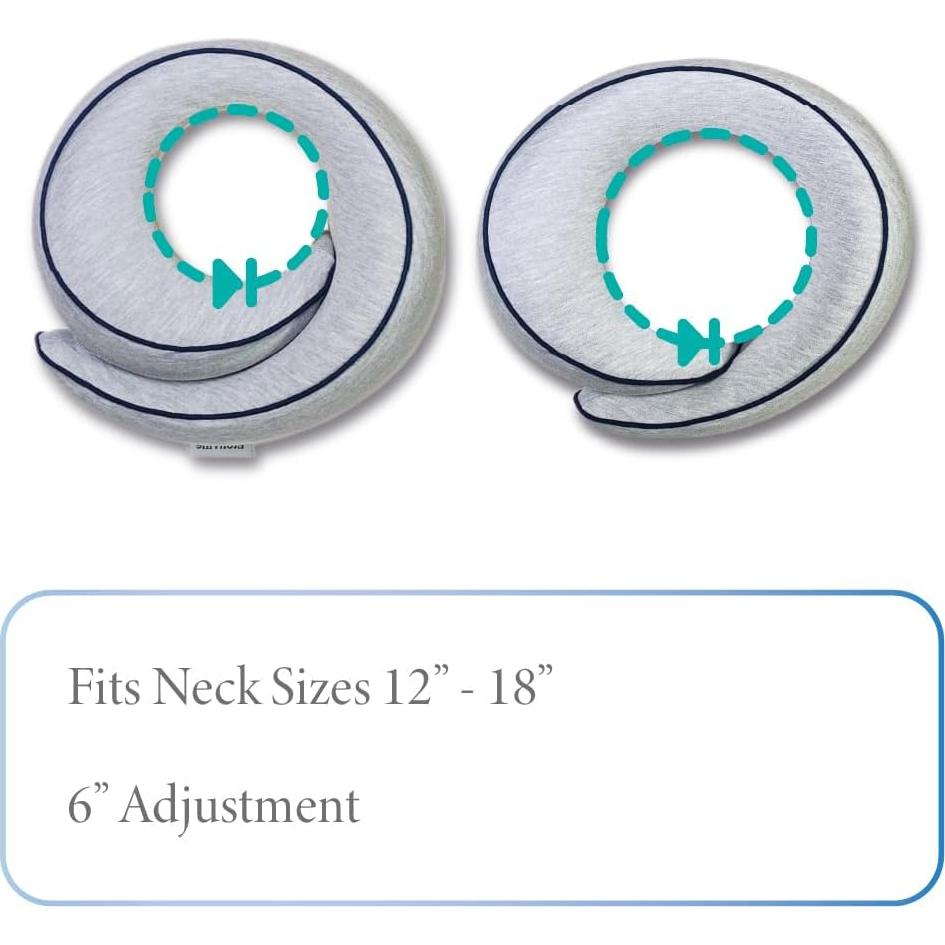 Almohada de Viaje Etonville Espuma de Memoria Gris Estándar