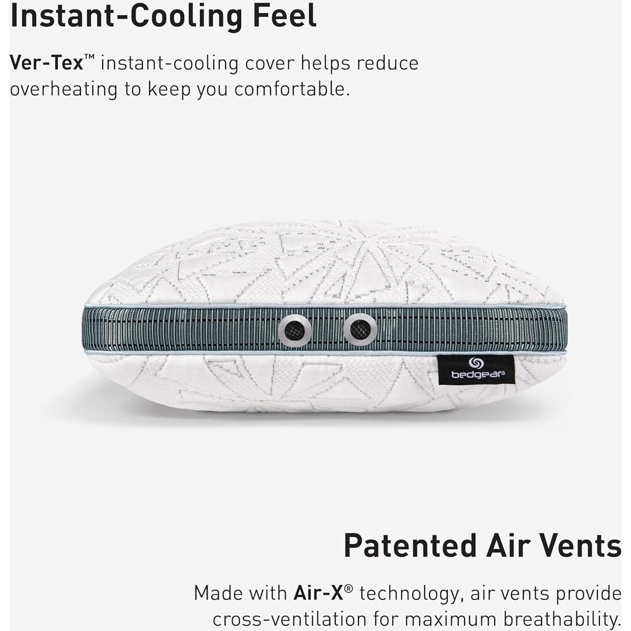 Almohada de Viaje Bedgear Storm - Refrigerante y Hipoalergénica