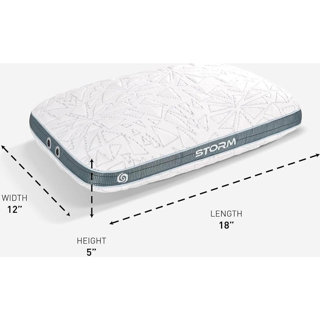 Almohada de Viaje Bedgear Storm - Refrigerante y Hipoalergénica