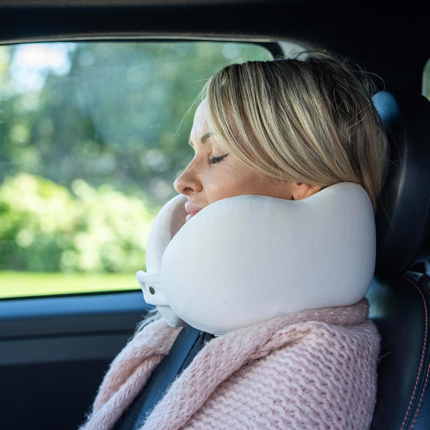 Almohada de Cuello Ajustada Skyyhi Pequeña Espuma con Memoria