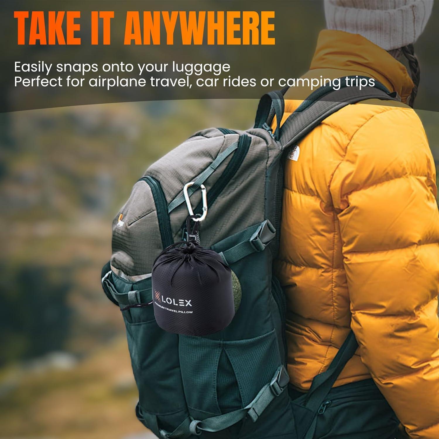 Cojín de Viaje Pro con Capucha LOLEX - Espuma Viscoelástica