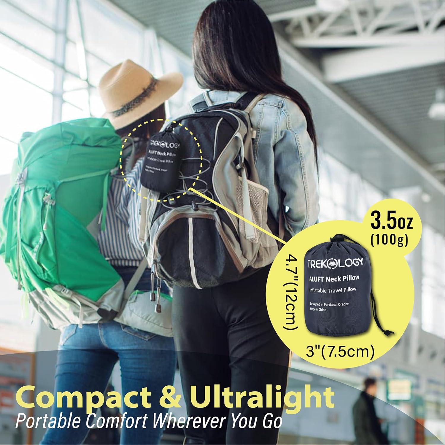 Almohada de Cuello de Viaje TREKOLOGY ALUFT NECK Azul