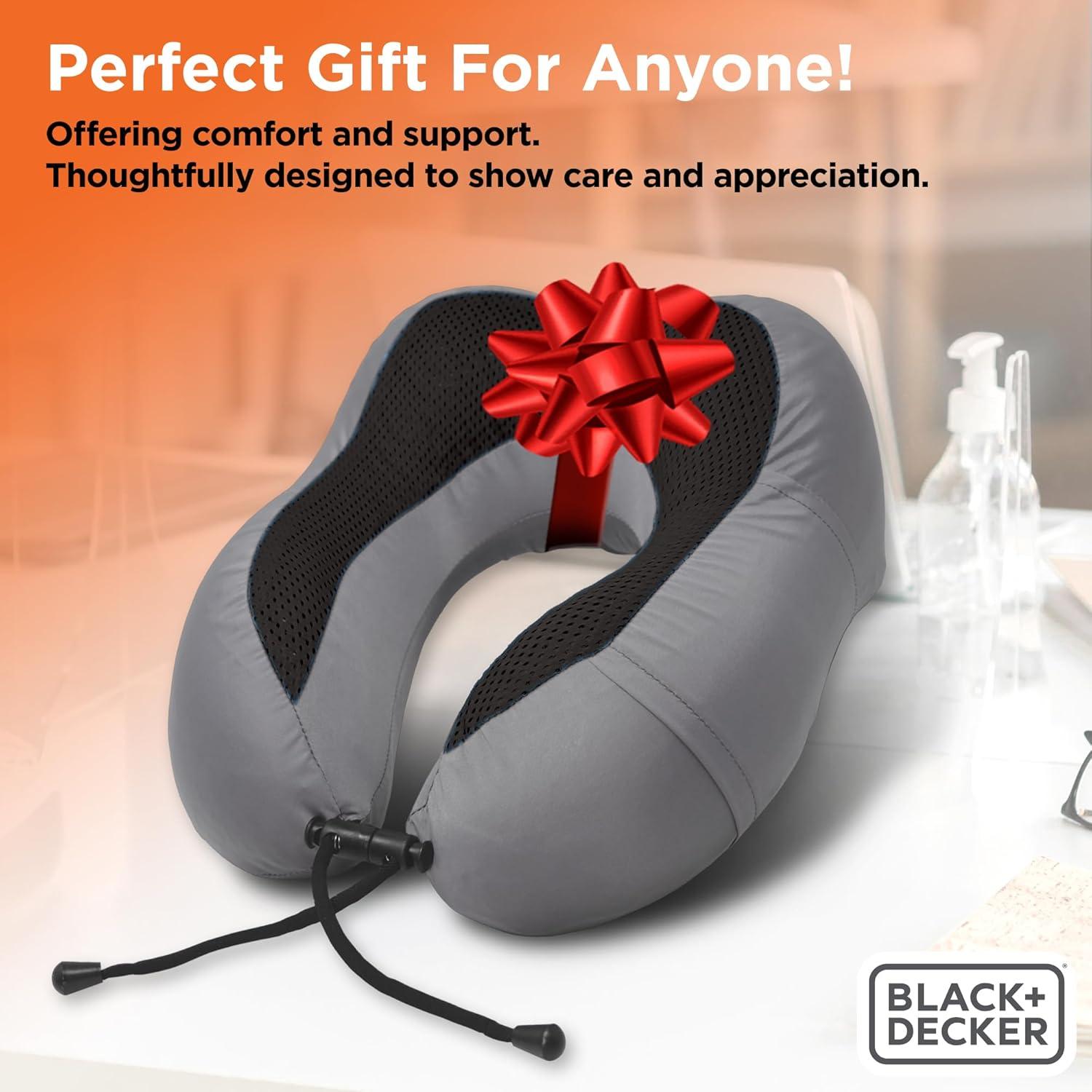 Almohada de Cuello BLACK+DECKER Espuma de Memoria Gel Refrigerante