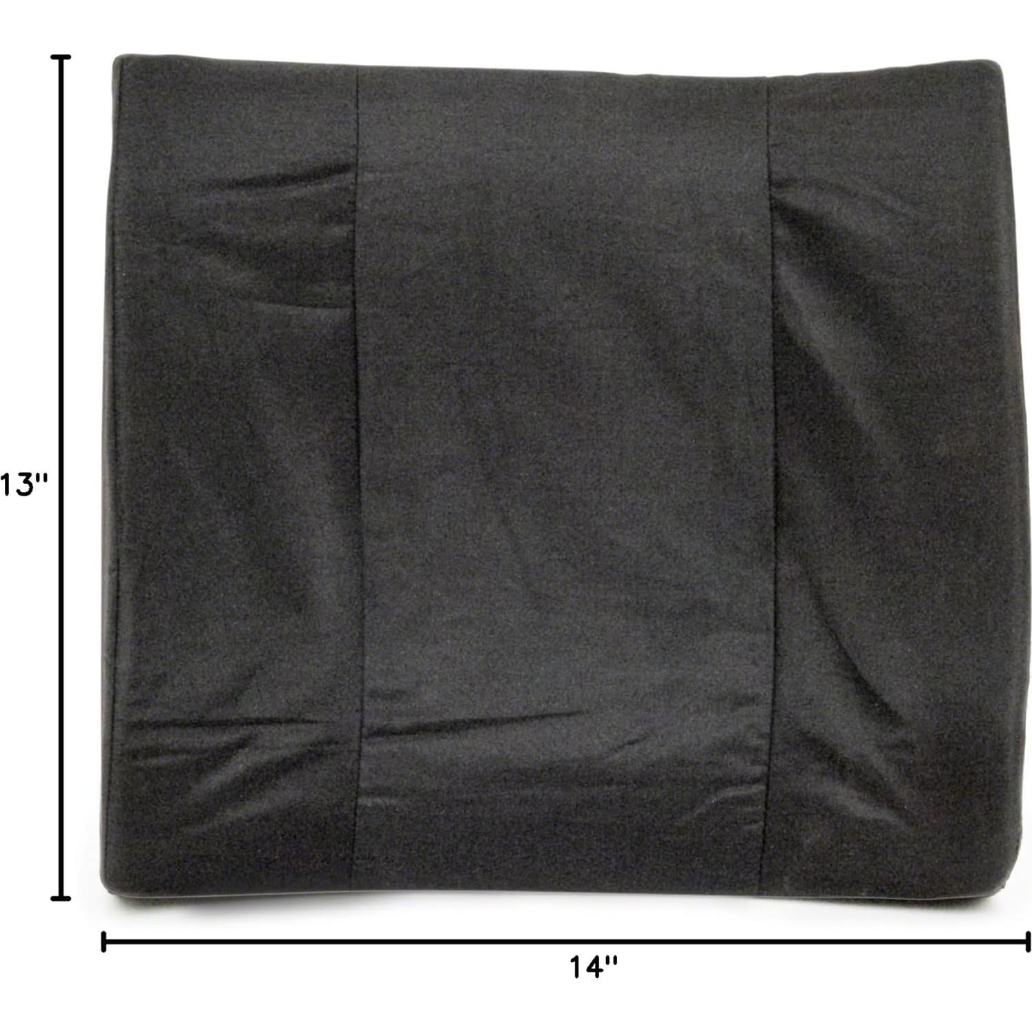 Cojín Lumbar BodyMed Estándar Negro 36x33 cm Ajustable