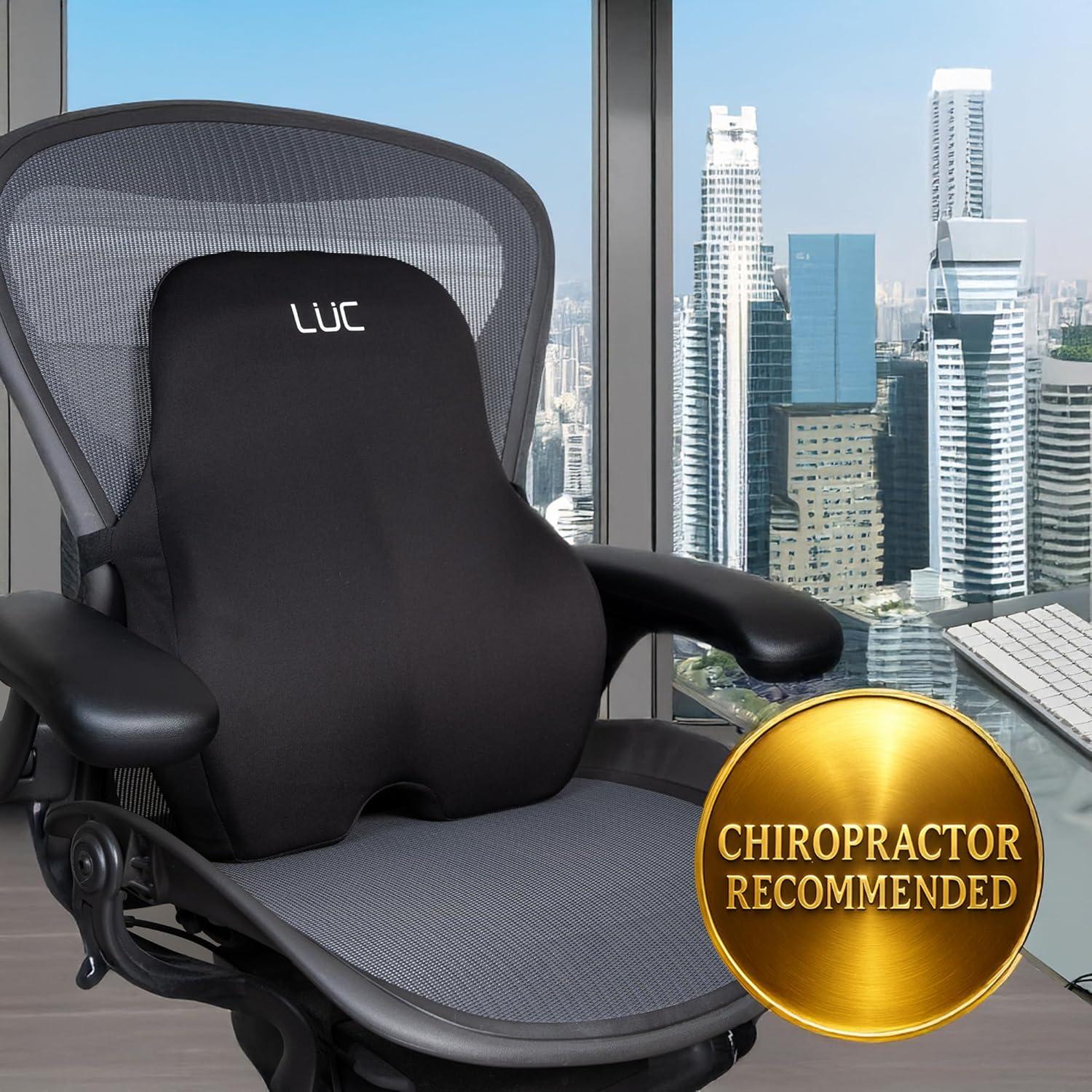 Almohada Lumbar LUC de Espuma Viscoelástica - Soporte Ergonómico