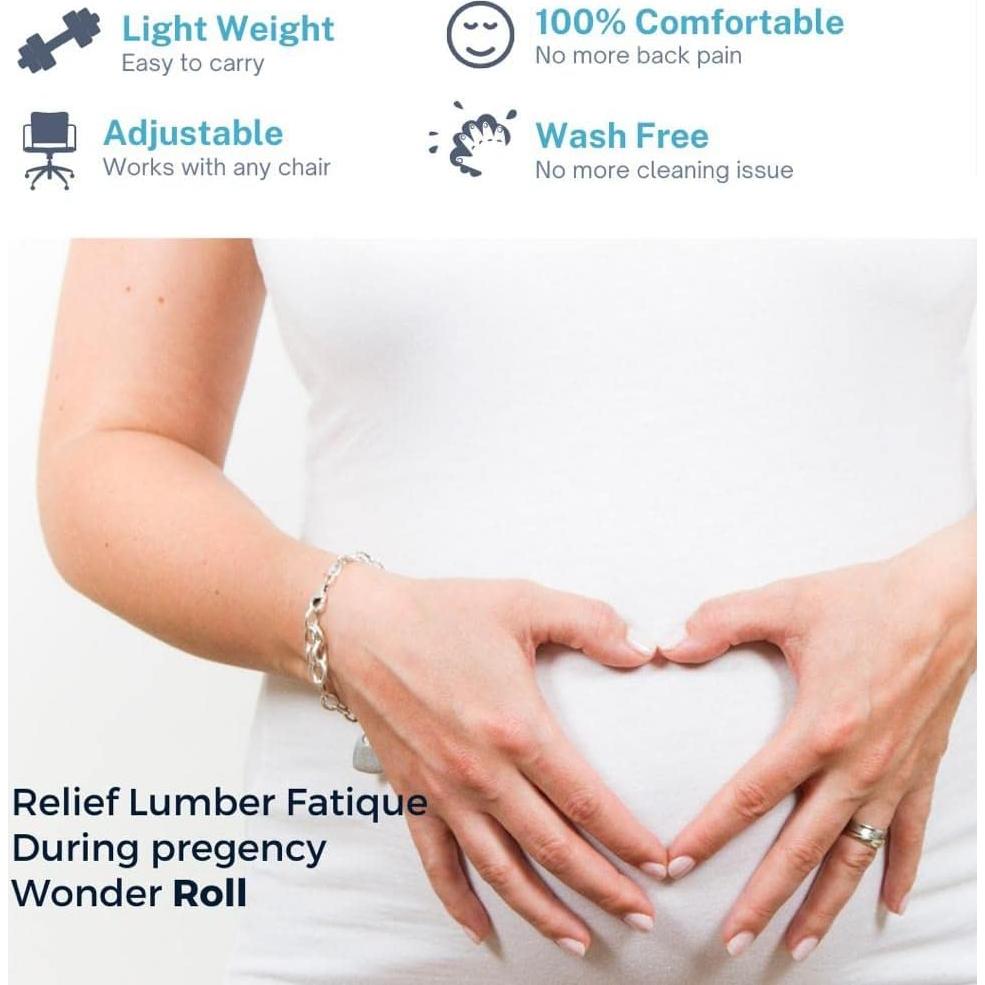 Cojín Lumbar Autoinflable Wonder-Roll para Espalda Baja