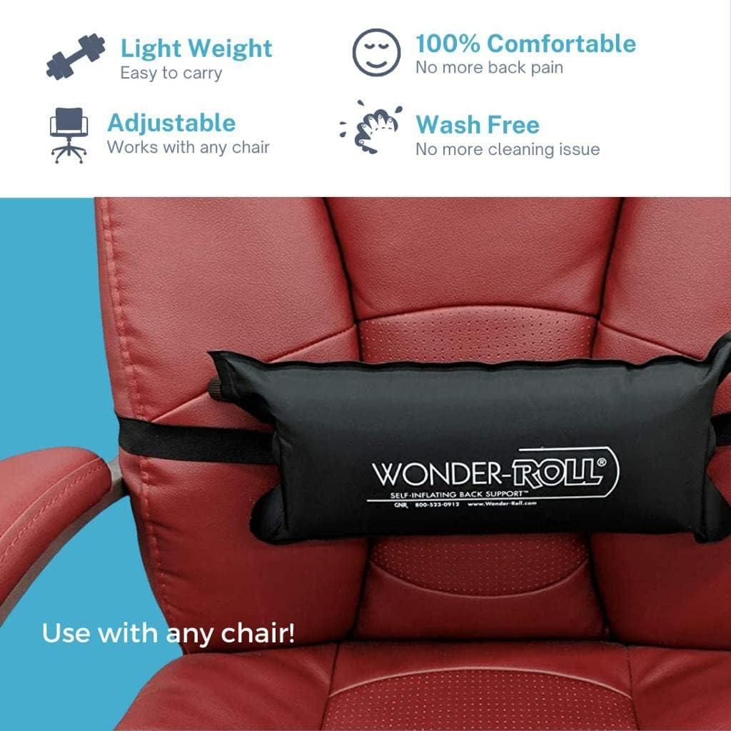 Cojín Lumbar Autoinflable Wonder-Roll para Espalda Baja