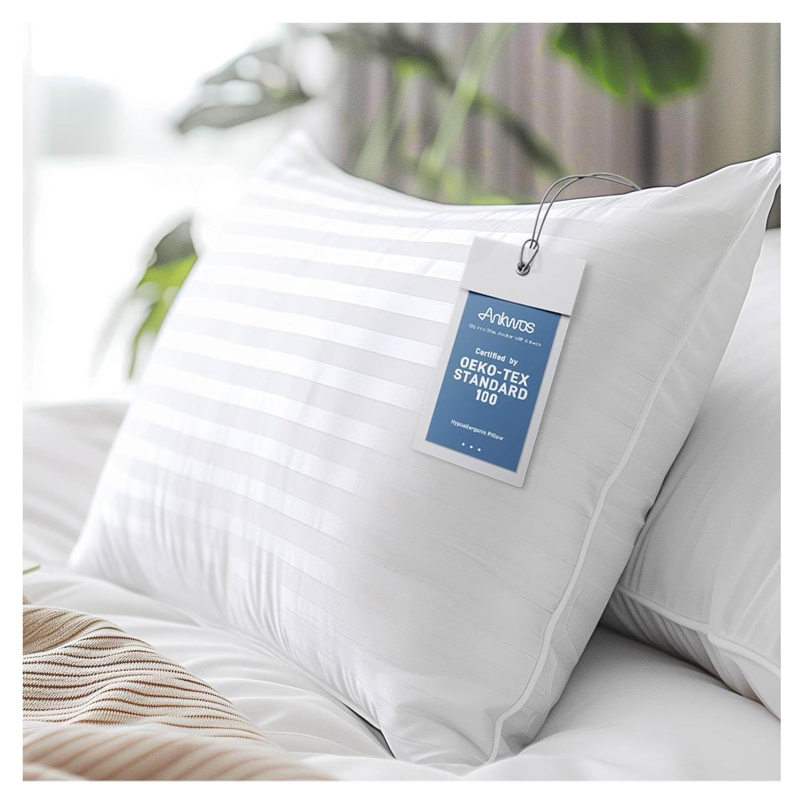 Almohada Hipoalergénica Ankwos Reina - Suave y Fresca 71x51cm