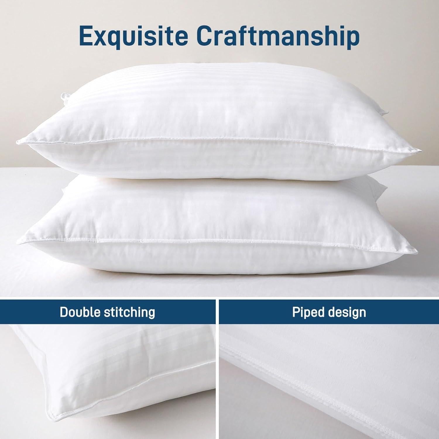 Almohada Hipoalergénica Ankwos Reina - Suave y Fresca 71x51cm