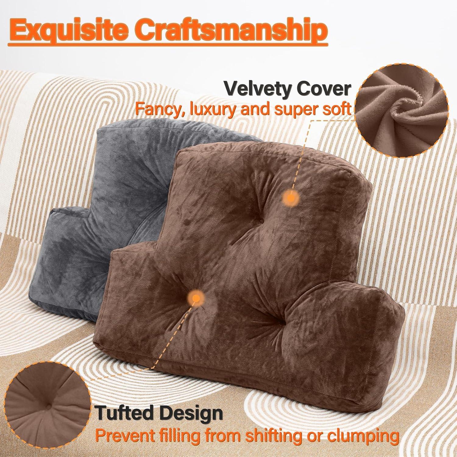 Cojín Lumbar 1 MIDDLE ONE de Espuma Viscoelástica Café