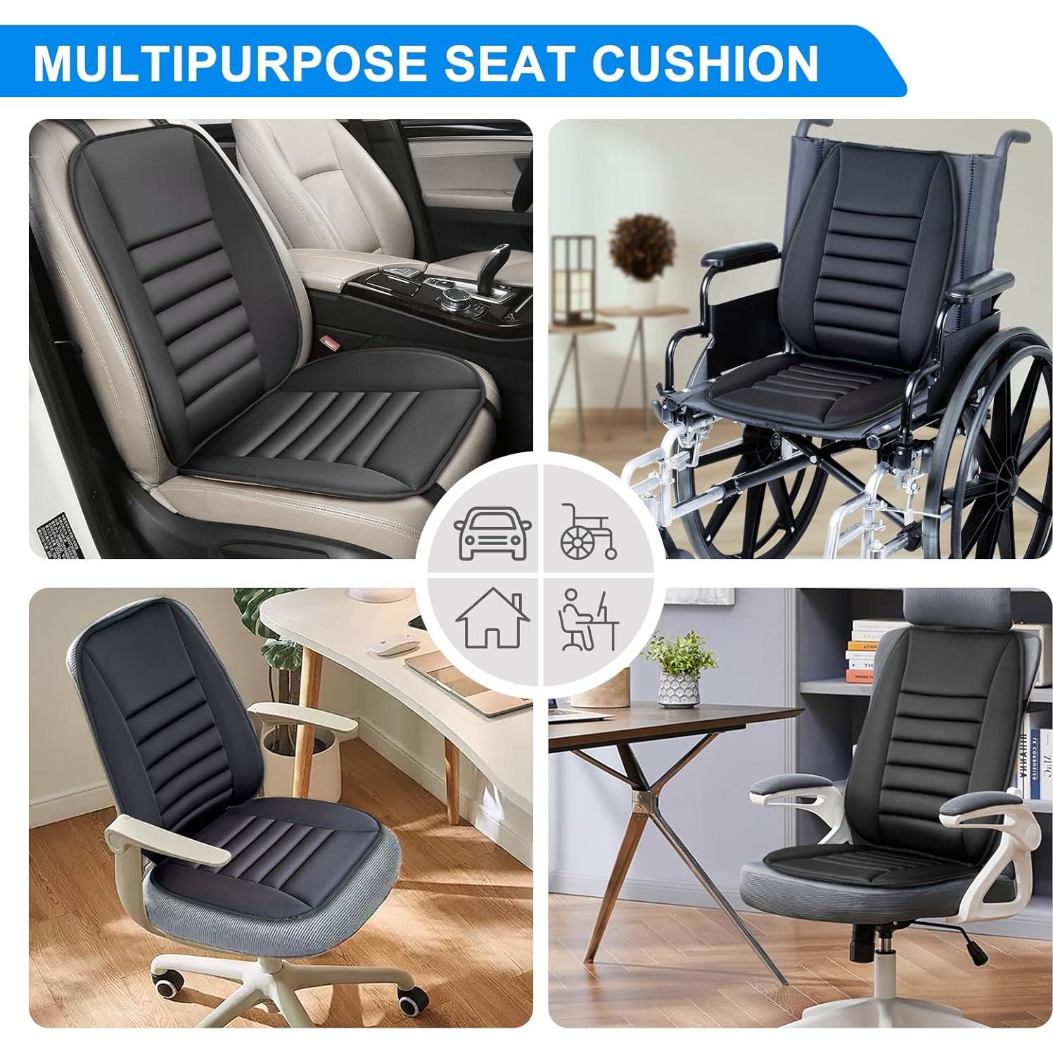 Cojín de Asiento Ergonómico Sanwom con Almohada Lumbar 50.8x48.3cm