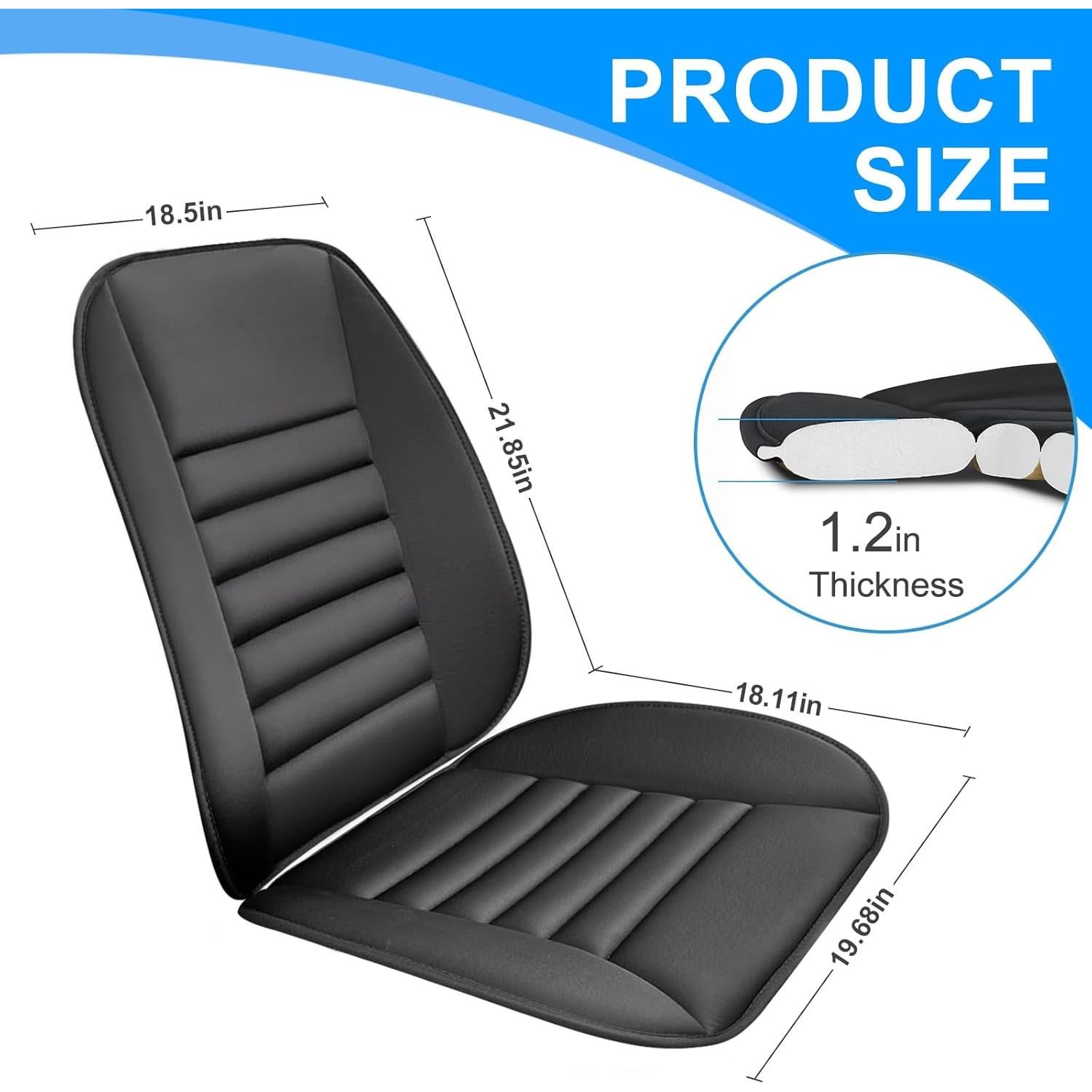 Cojín de Asiento Ergonómico Sanwom con Almohada Lumbar 50.8x48.3cm