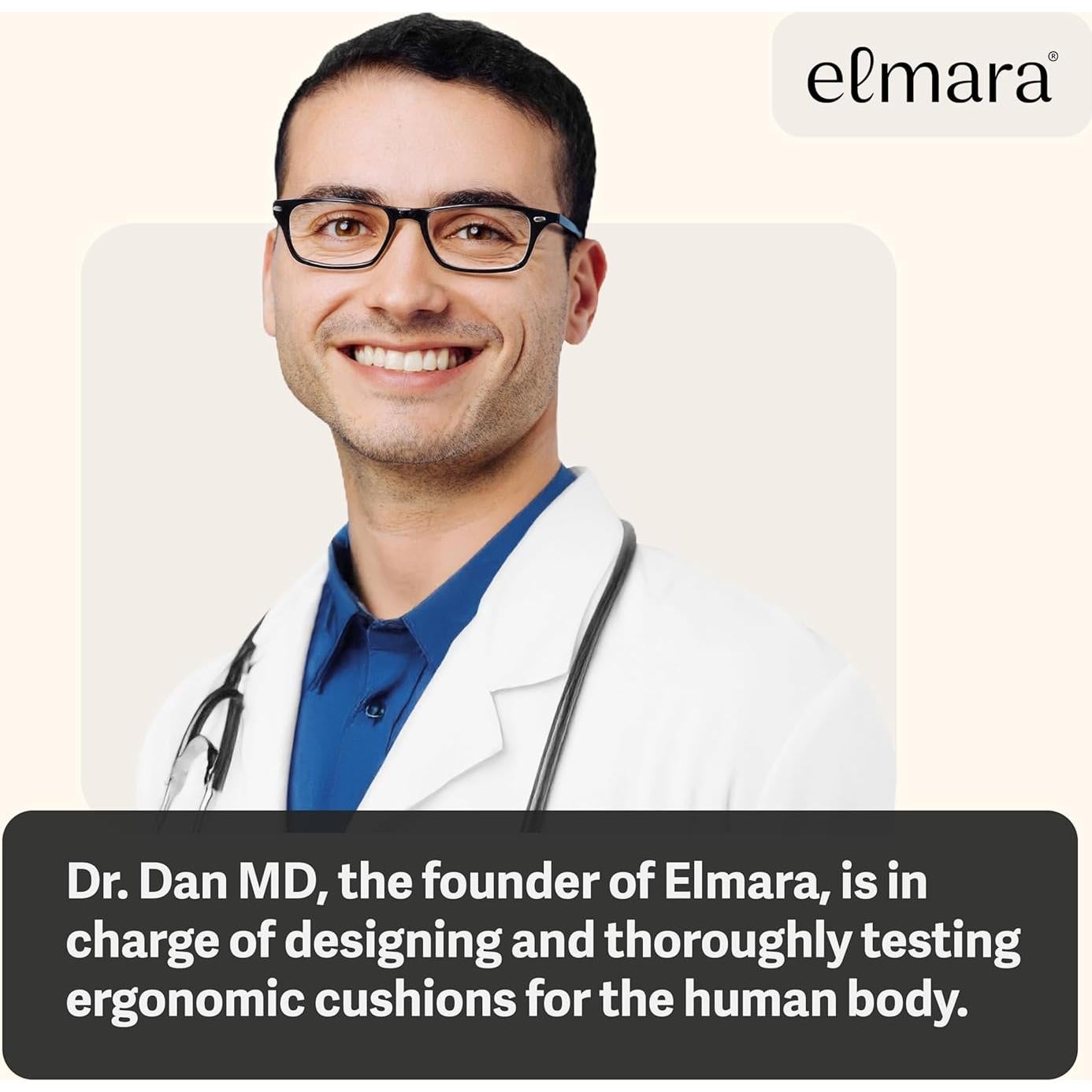 Cojines para Silla de Ruedas Elmara - 2 Piezas Espuma Viscoelástica