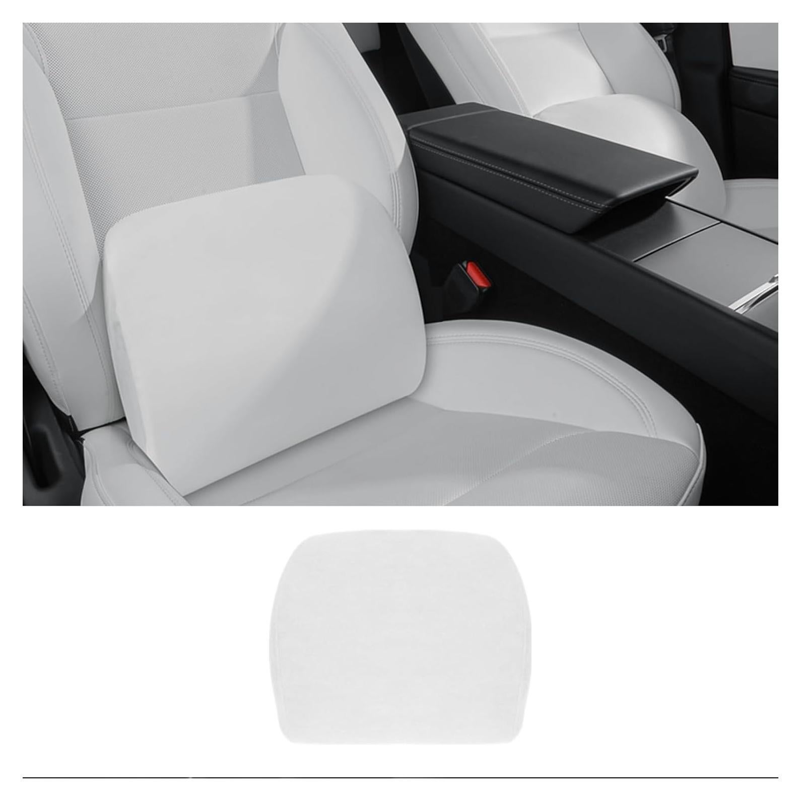 Almohada Lumbar Ergonómica TOPABYTE de Espuma Viscoelástica - Soporte Blanco