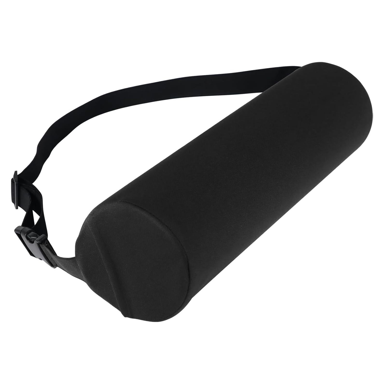 Almohada Lumbar MIDLADE 28 cm Soporte Espalda Ajustable Negro