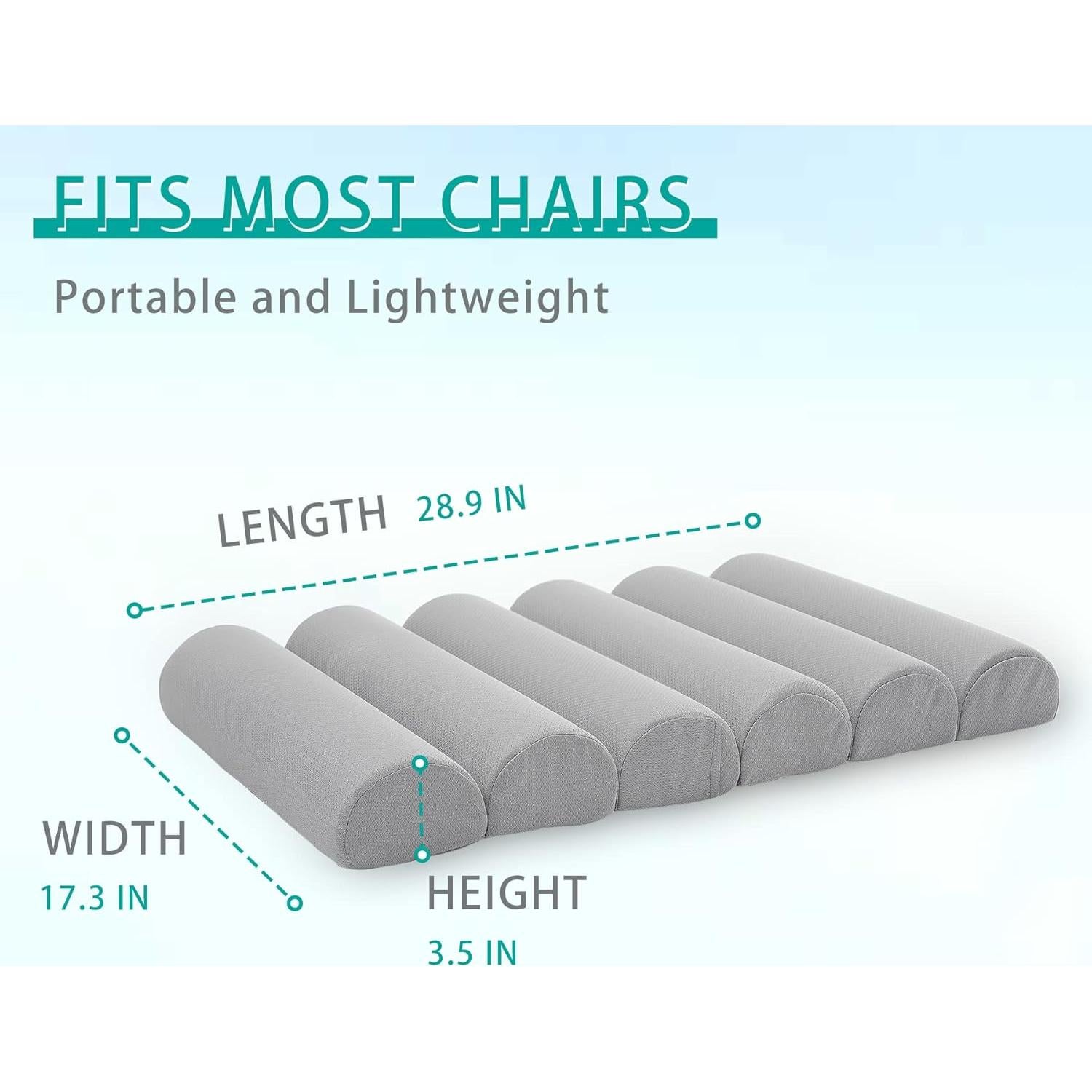 Almohada Lumbar Givanlee Semicircular Ajustable 73x44cm