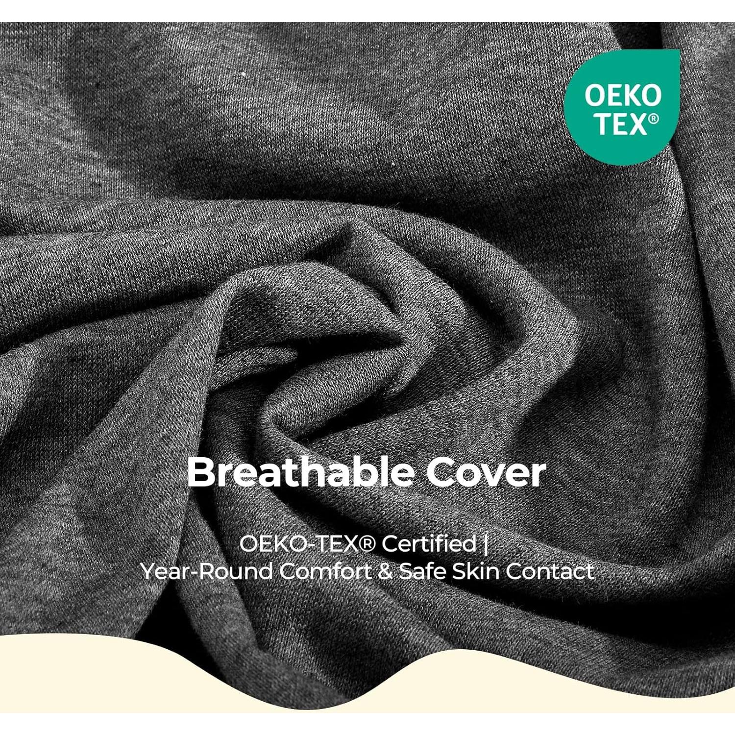 Almohada Lumbar Ashena - Espuma Viscoelástica Ergonomica 67.8x34.8cm