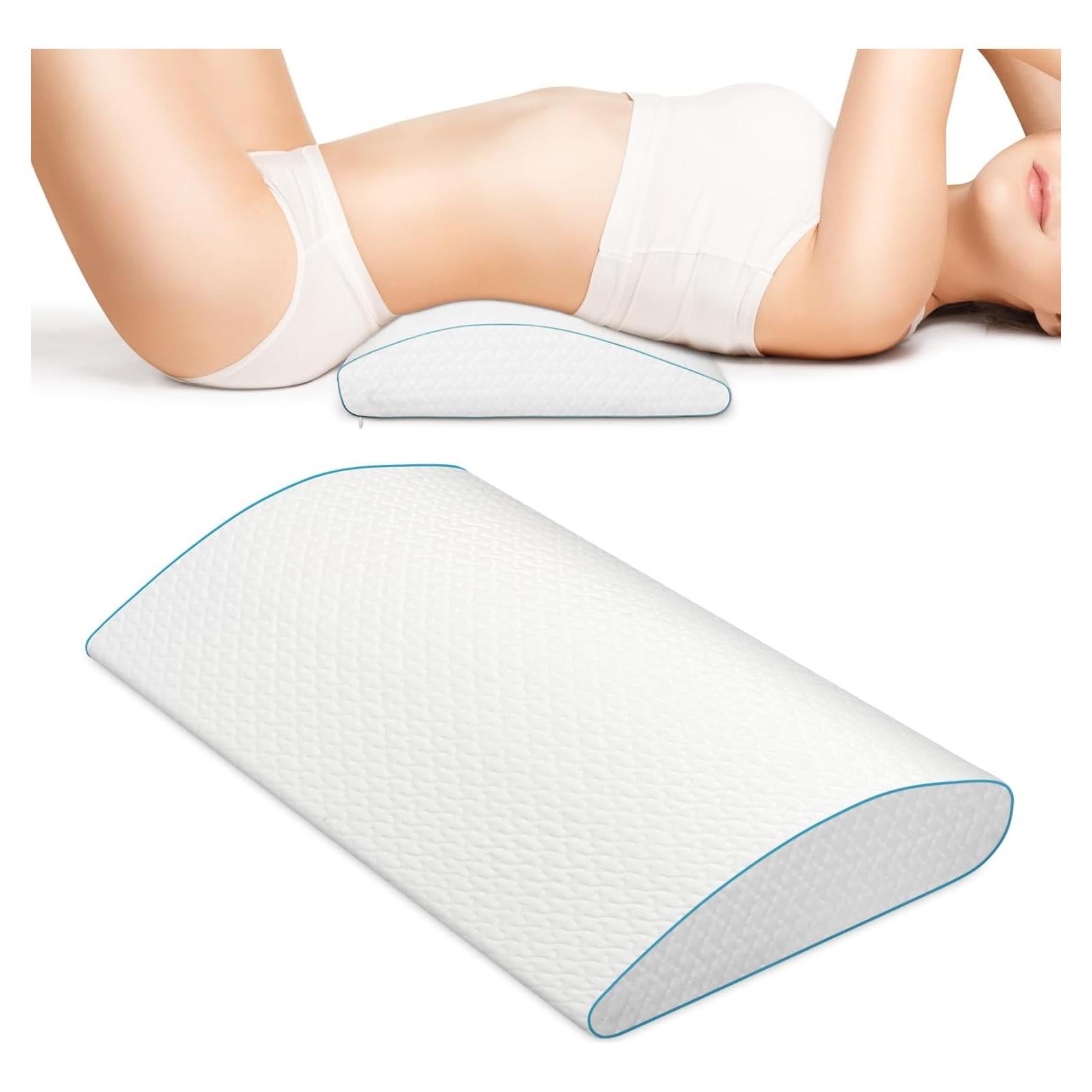 Almohada de Soporte Lumbar Nockovi 60x30 cm Espuma Ergonómica