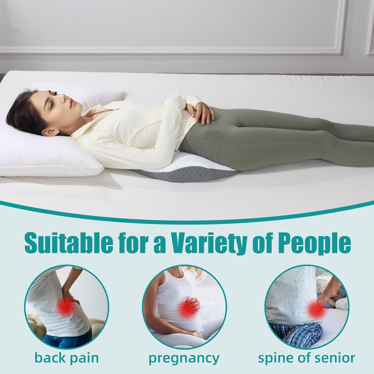 Almohada de Soporte Lumbar ROYALAY Ergonómica 56x56cm