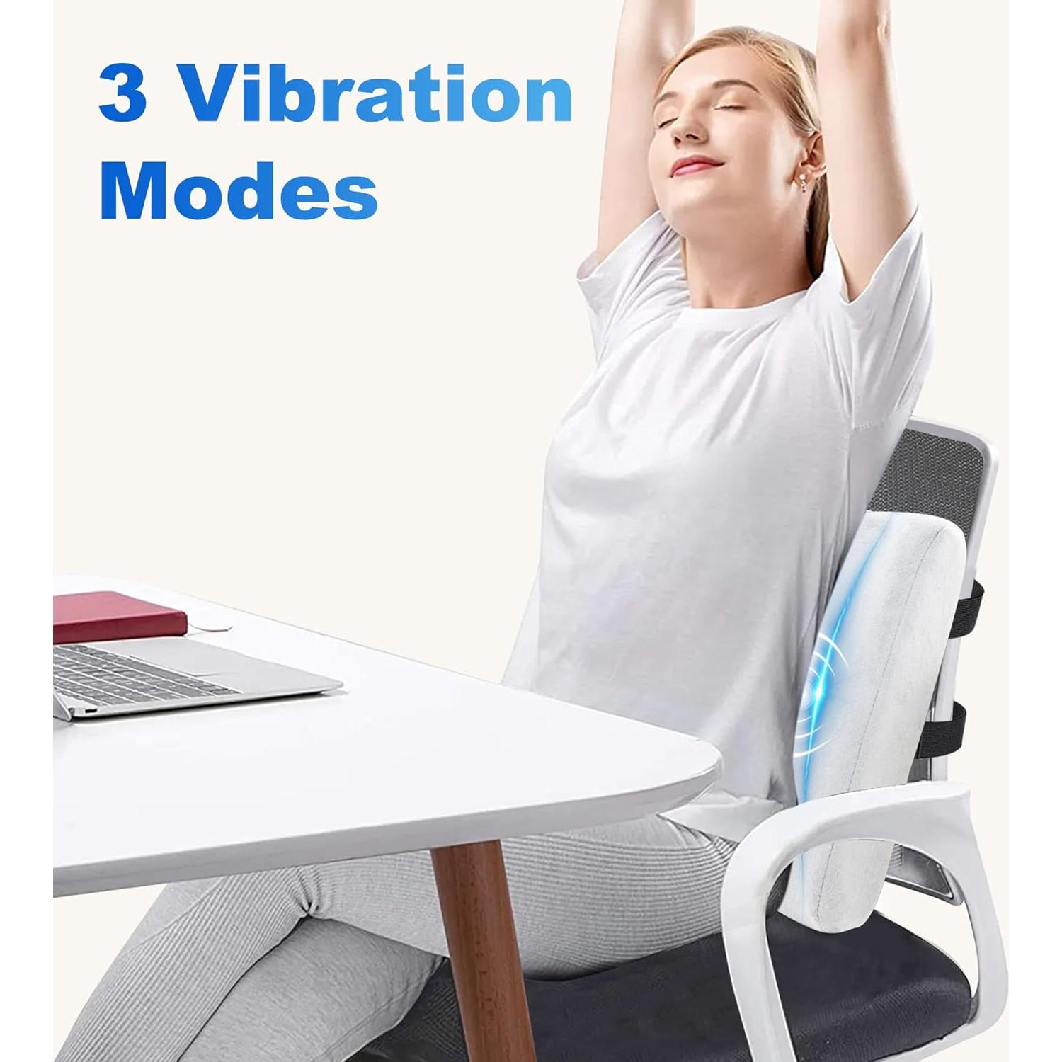 Almohada Lumbar Calentada CILI CL-4102BLU con Masaje Vibrante