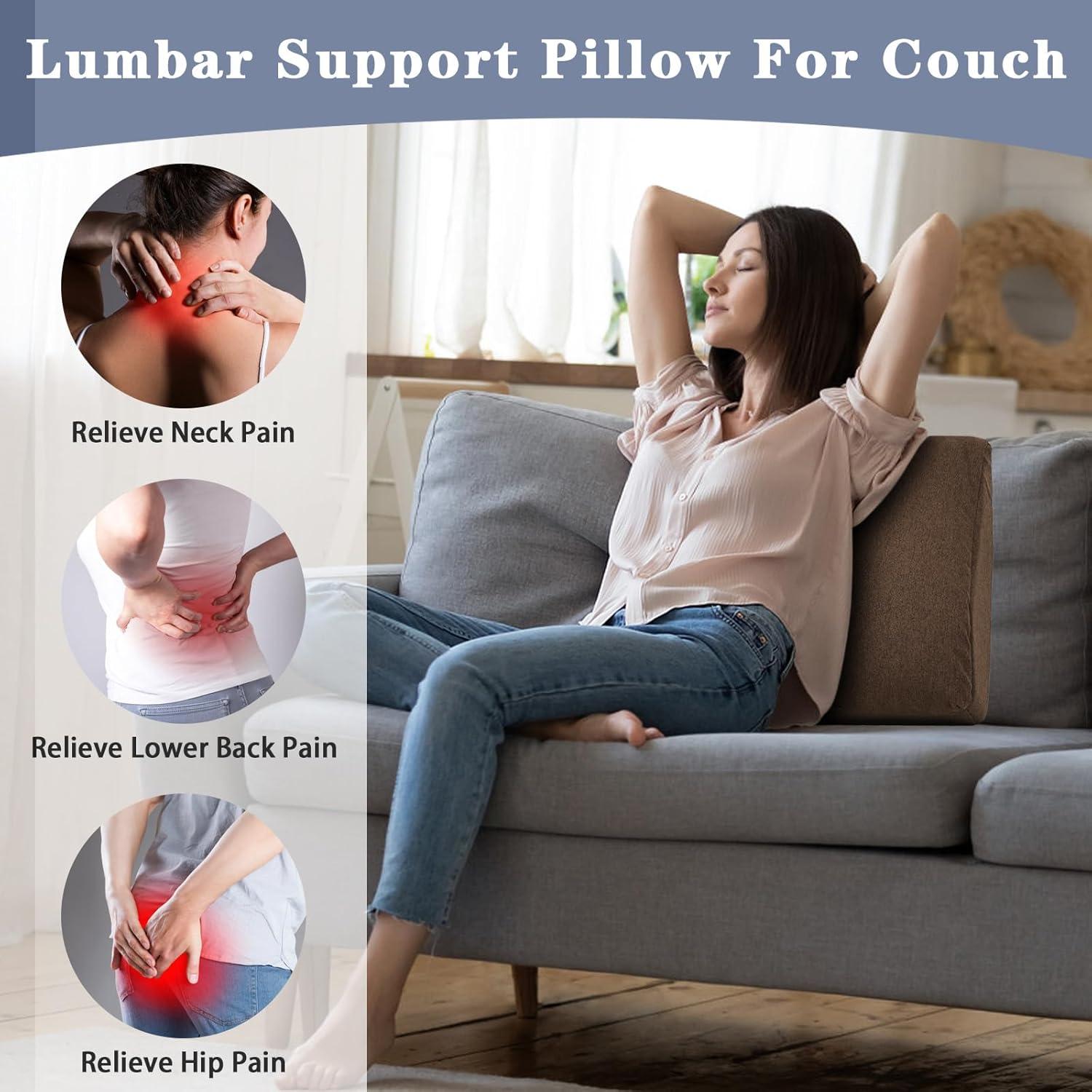 Almohada Lumbar Baibu con Espuma Viscoelástica 50.8x38.1 cm