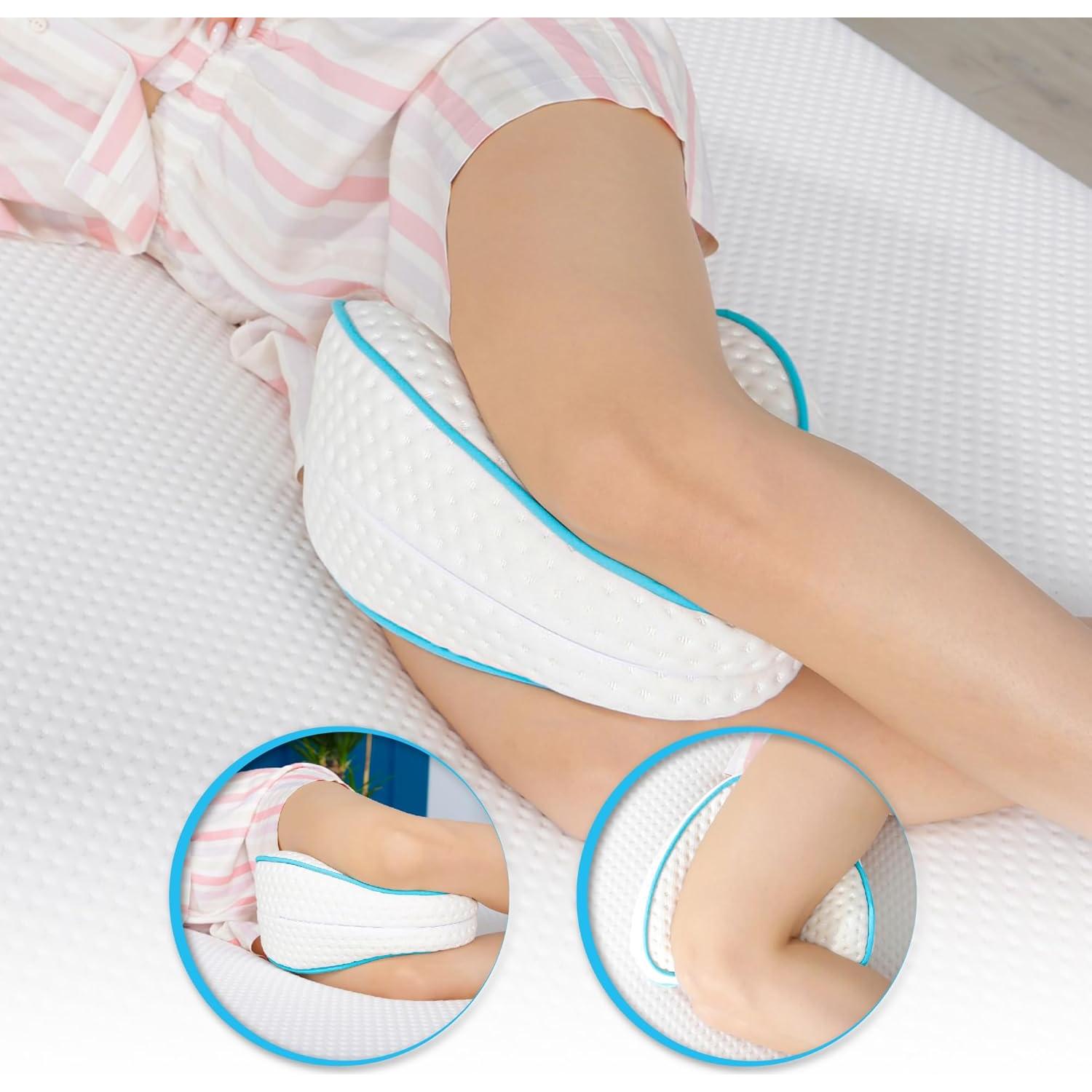 Almohada de Rodilla Viscoelástica Viscofoam - Alivio Dolor Espalda