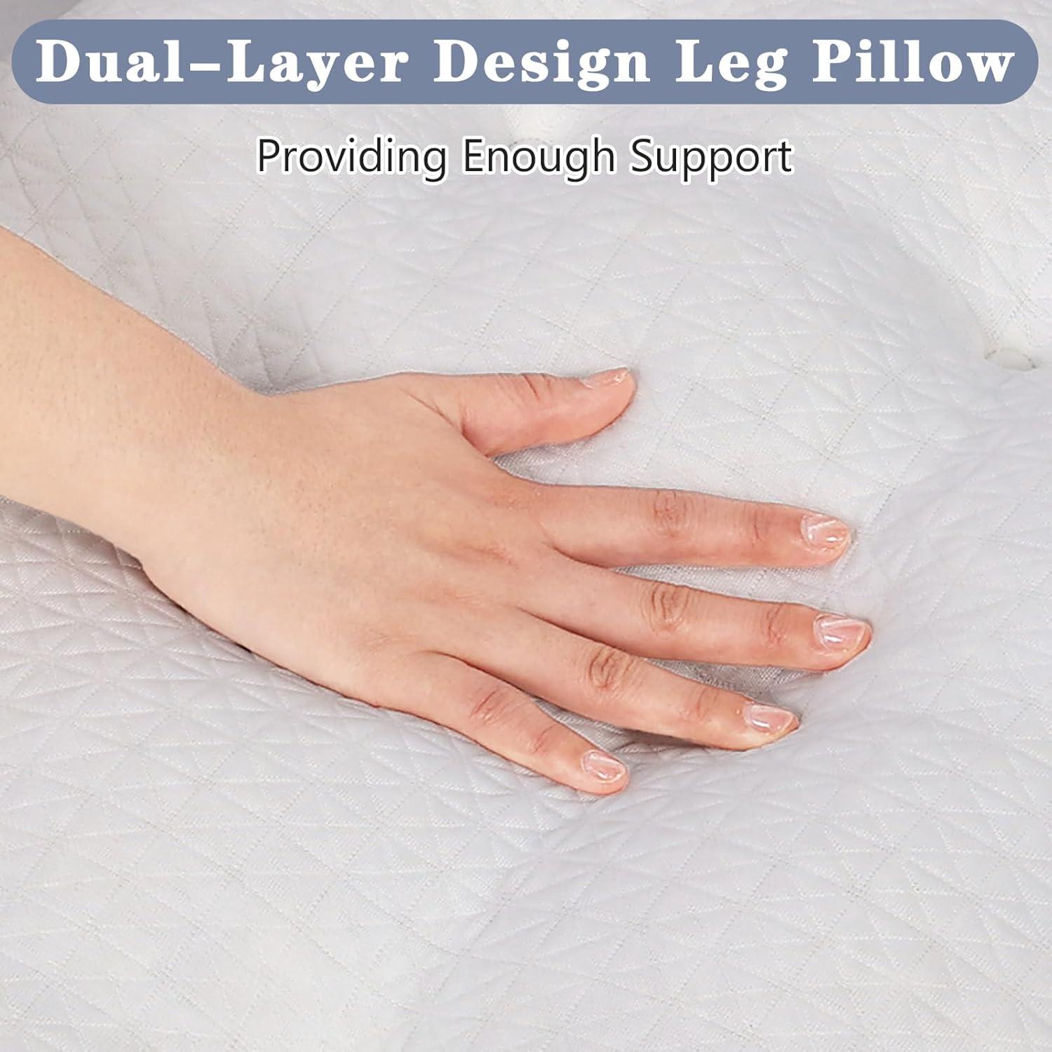 Almohada Elevadora de Piernas Baibu de Espuma Viscoelástica 60x46x15 cm