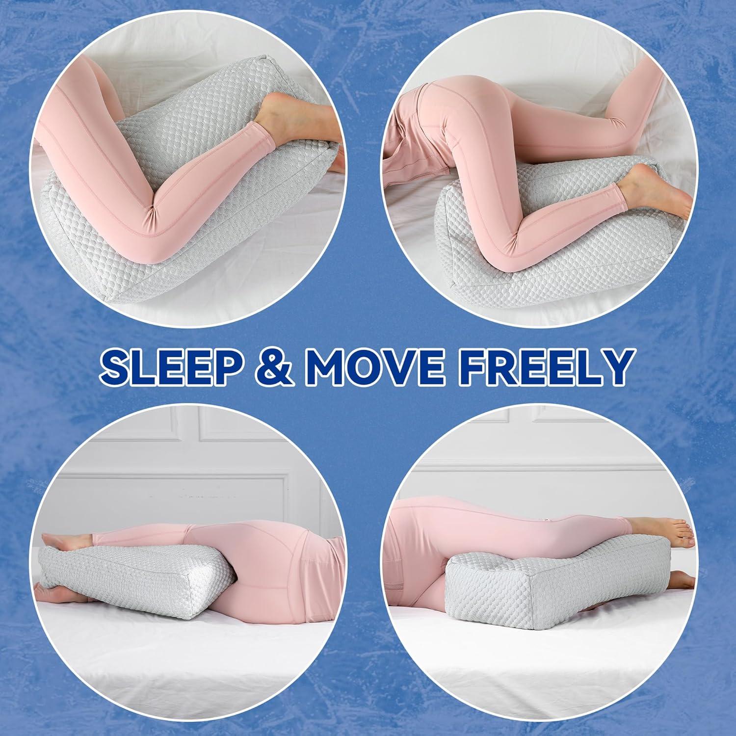 Almohada Enfriadora HOMBYS para Rodilla - Espuma Viscoelástica 58.4x25.4cm