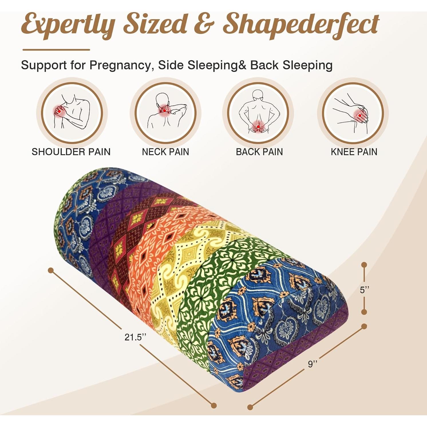 Almohada de Media Luna para Rodillas wxmbdzq - Espuma Viscoelástica