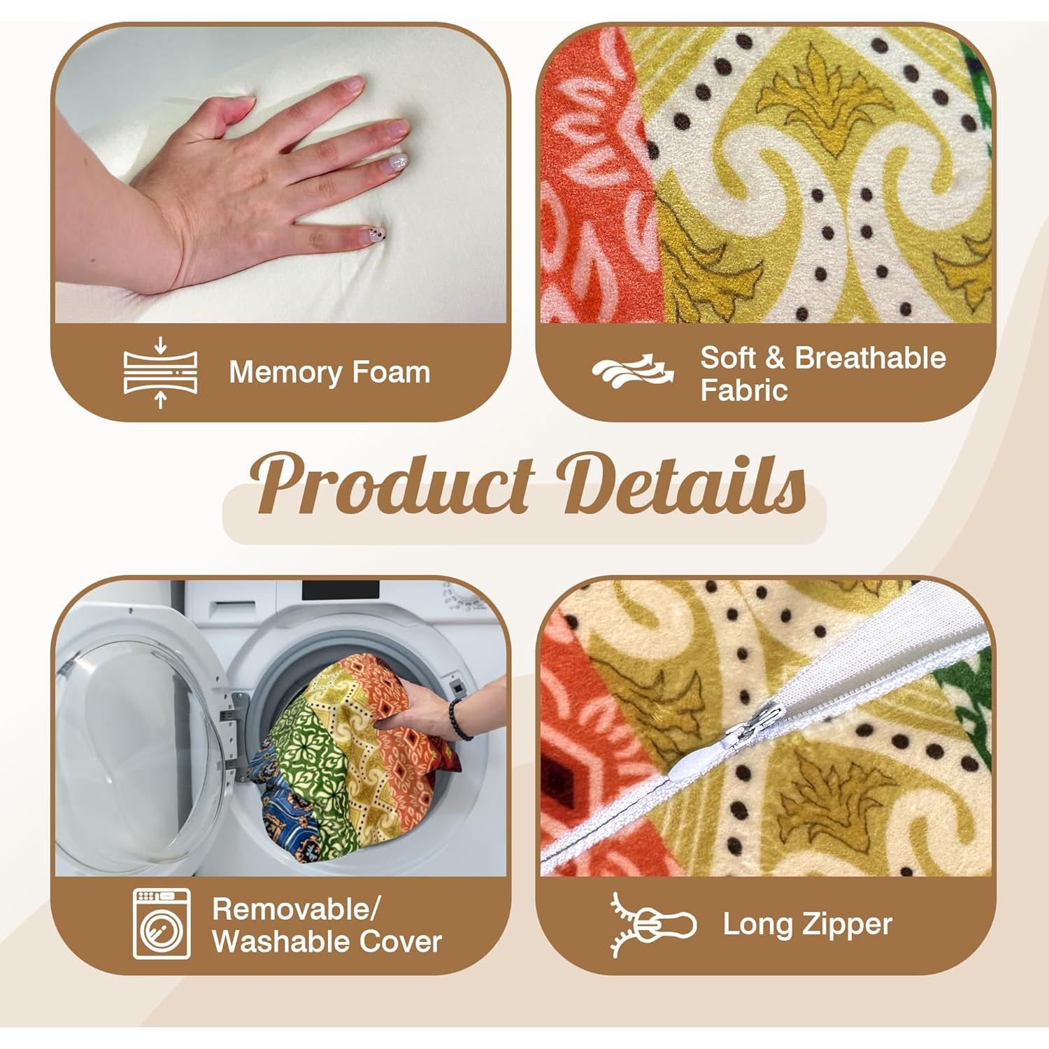 Almohada de Media Luna para Rodillas wxmbdzq - Espuma Viscoelástica