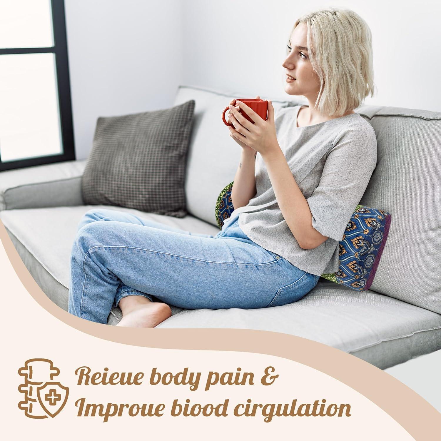 Almohada de Media Luna para Rodillas wxmbdzq - Espuma Viscoelástica