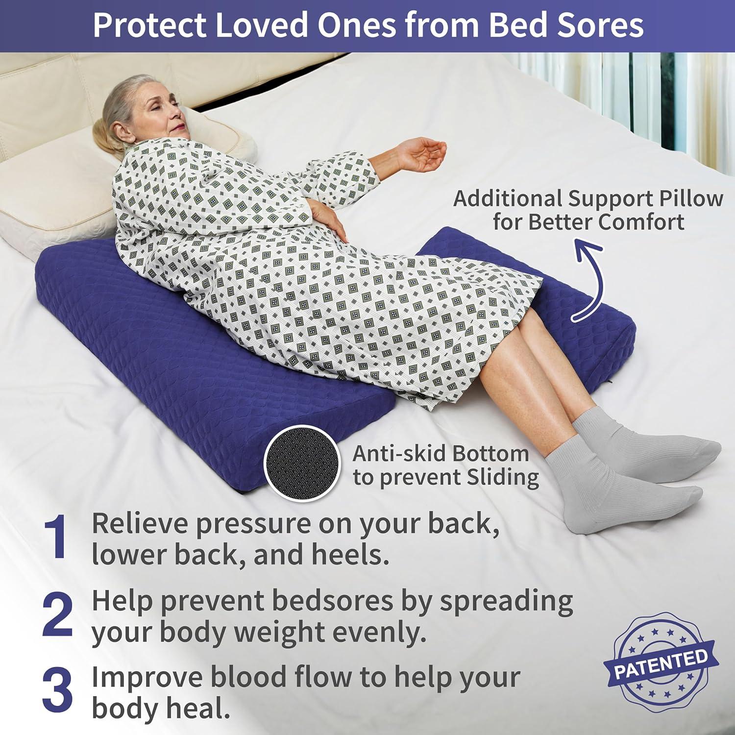 Juego de almohadas antideslizantes Lenora para úlceras - 2 piezas