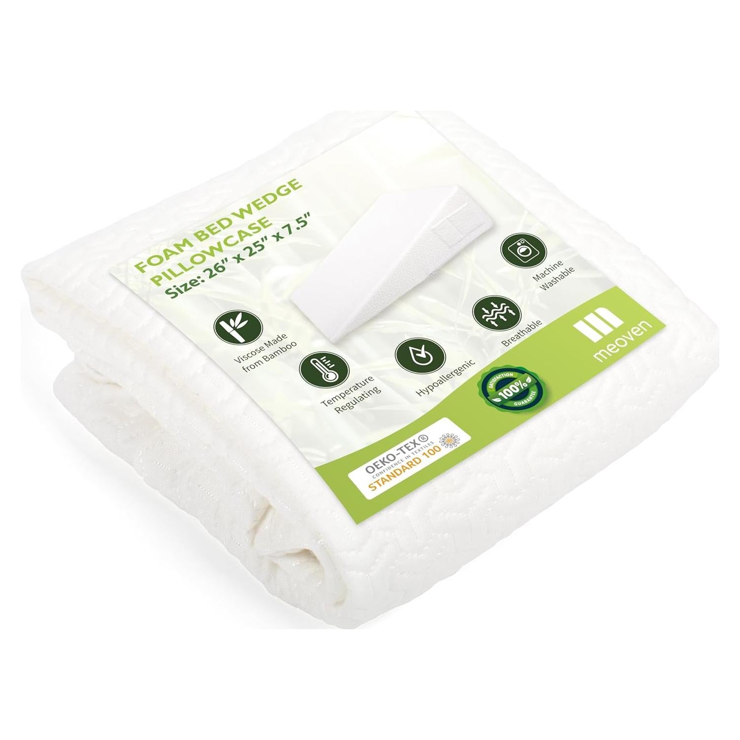 Funda de Almohada Cuña MEOVEN 66x64x19 cm Hipoalergénica