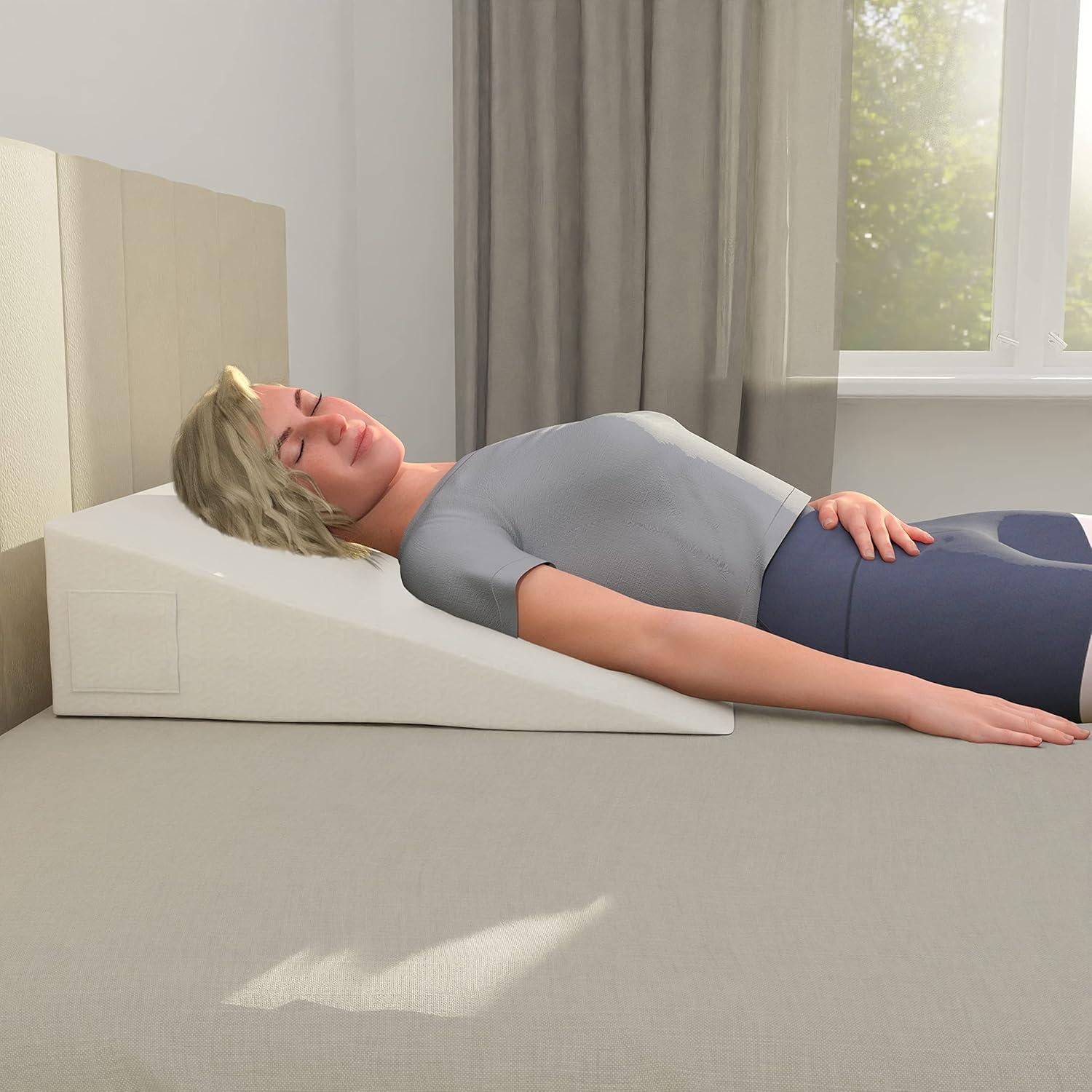 Funda de Almohada Cuña MEOVEN 66x64x19 cm Hipoalergénica