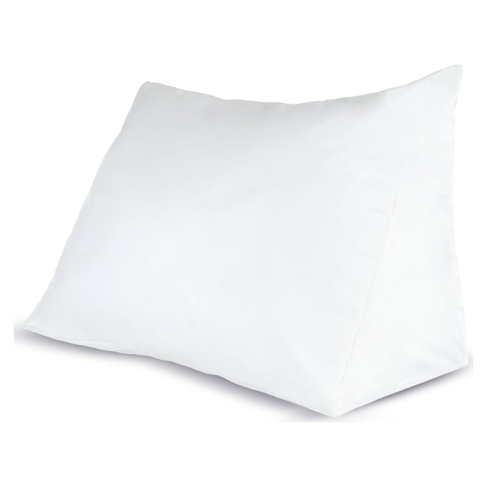 Cojín en Cuña Lavish Home - Soporte para Espalda y Cuello - Blanco
