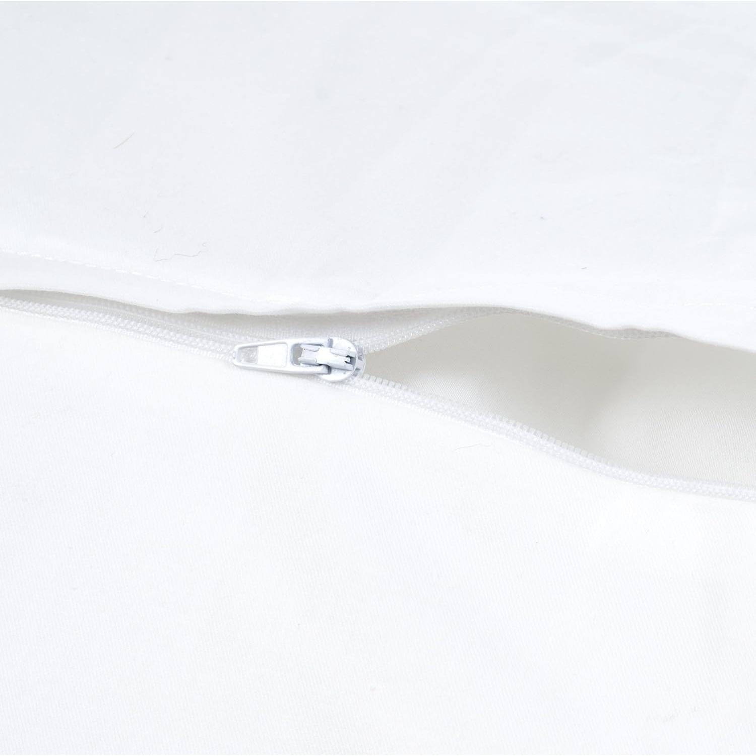 Cojín en Cuña Lavish Home - Soporte para Espalda y Cuello - Blanco