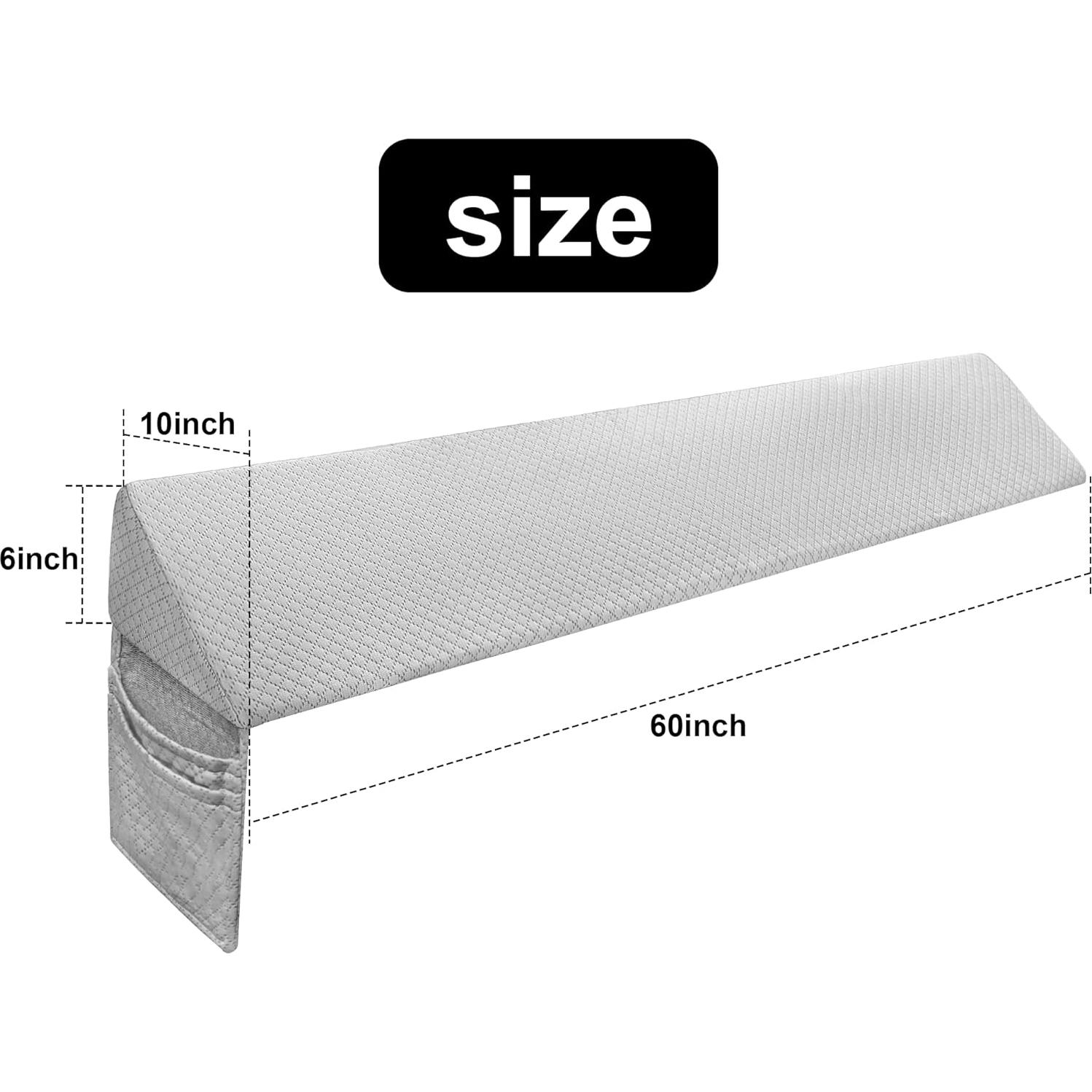 Cojín Wedge Queen Rormcheny Espuma Viscoelástica 152x25 cm