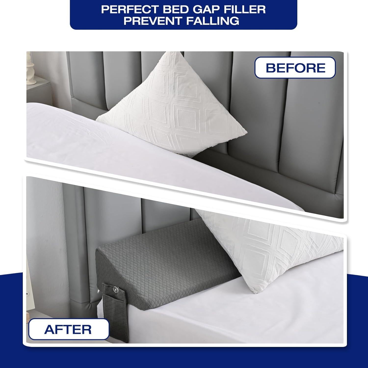 Cojín Wedge Queen MIDLADE Espuma Alta Densidad 152.4x25.4cm