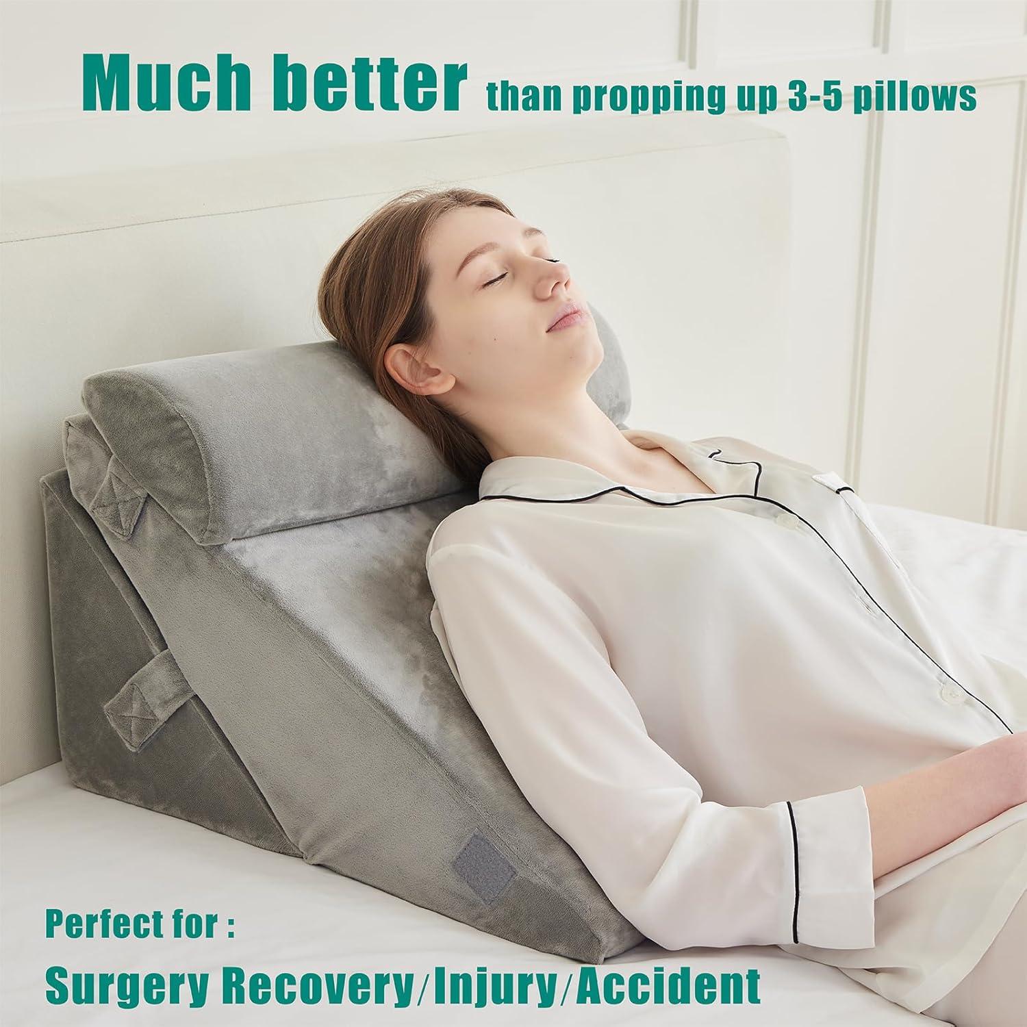 Juego de Almohadas en Cuña Eastoptex - Espuma Viscoelástica Ajustable