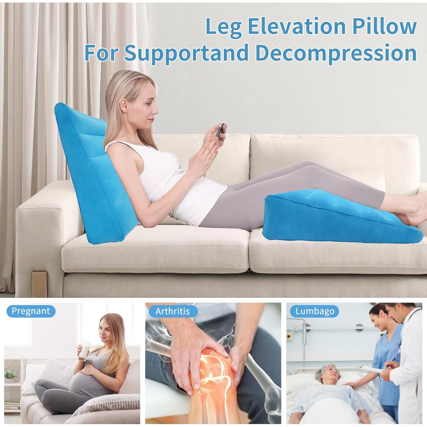 Cojín en cuña TC LAMROBAM 66x68.6 cm para dormir y viajes