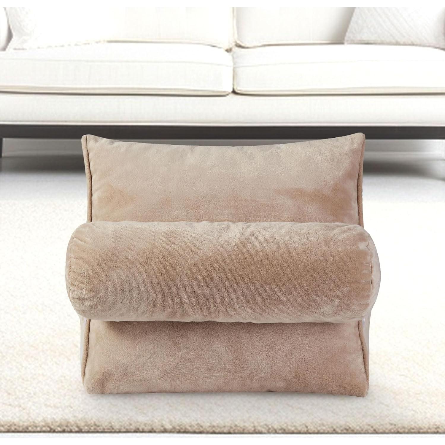 Cojín de Lectura Cheer Collection Cuña Ajustable Taupe 40x22cm