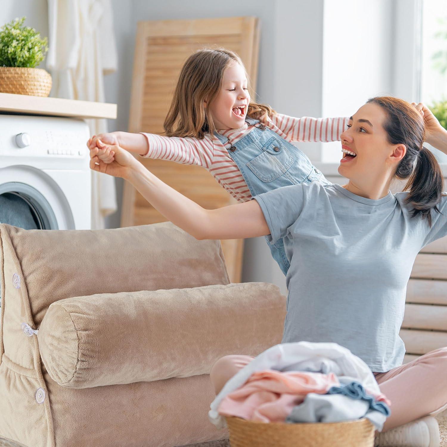 Cojín de Lectura Cheer Collection Cuña Ajustable Taupe 40x22cm